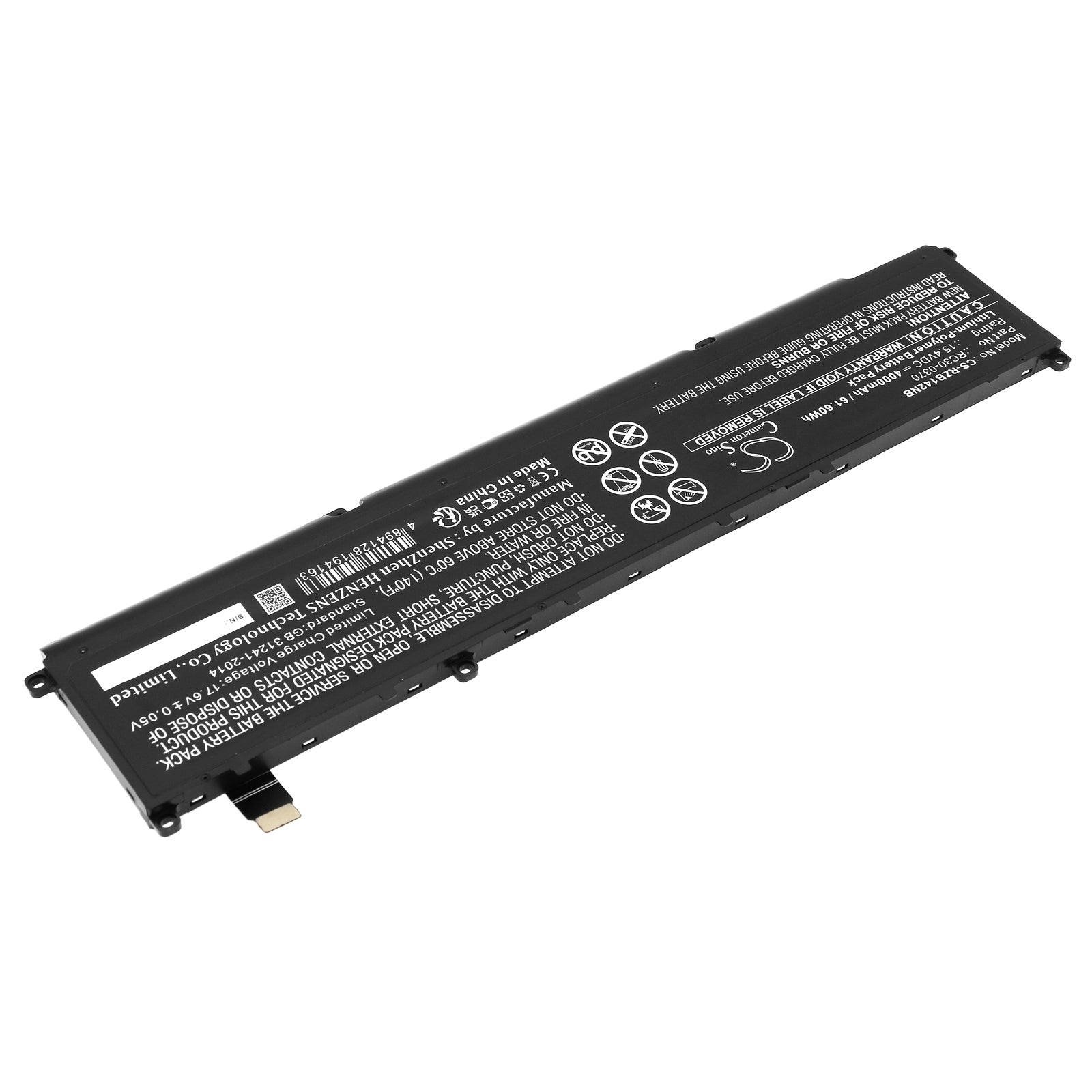 Li-Polymer, Notebook, Laptop Battery fits Razer Blade 14 2021, Blade 14 2022, 15.4V, 4000mAh Notebook, Laptop Cameron Sino Technology Limited