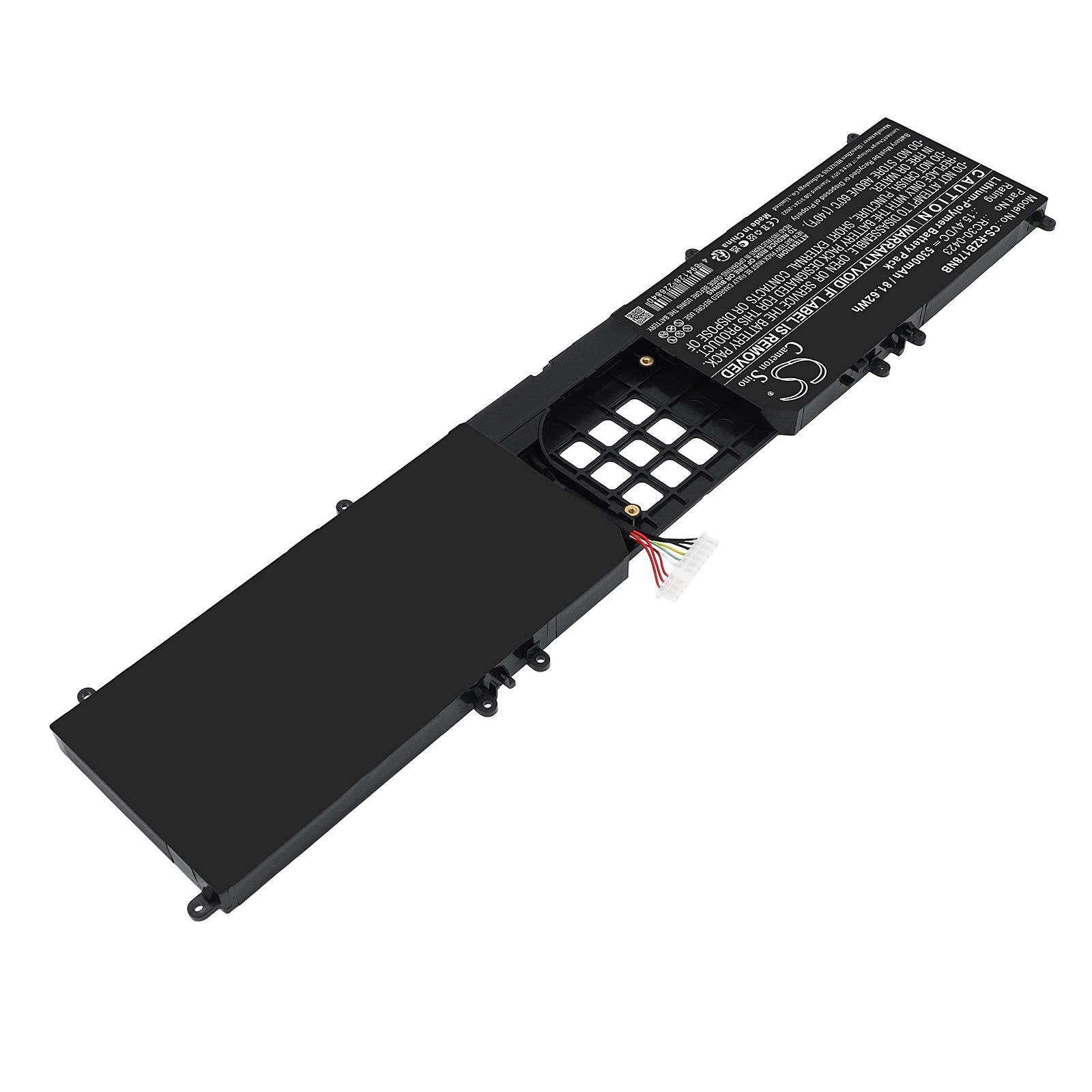 15.4V, Li-Polymer, 5300mAh, Battery fits Razer Blade 17 Early 2022, Blade 17 RTX 3080 Ti, 81.62Wh Notebook, Laptop Cameron Sino Technology Limited