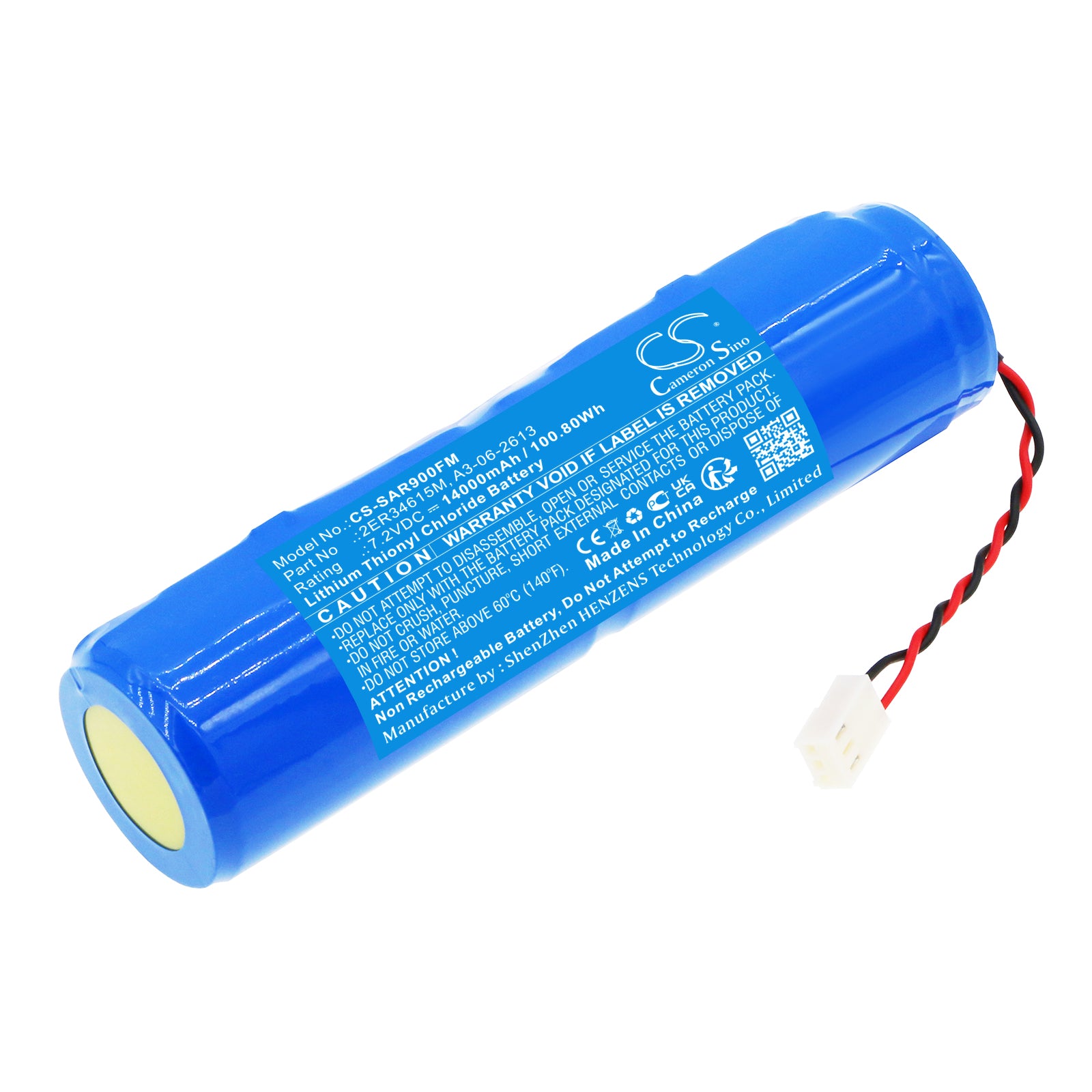 Li-SOCl2, Marine Safety & Flotation Devices Battery fits Radio Beacon Crt100, Esr06, 7.2V, 14000mAh Marine Safety & Flotation Devices Cameron Sino Technology Limited