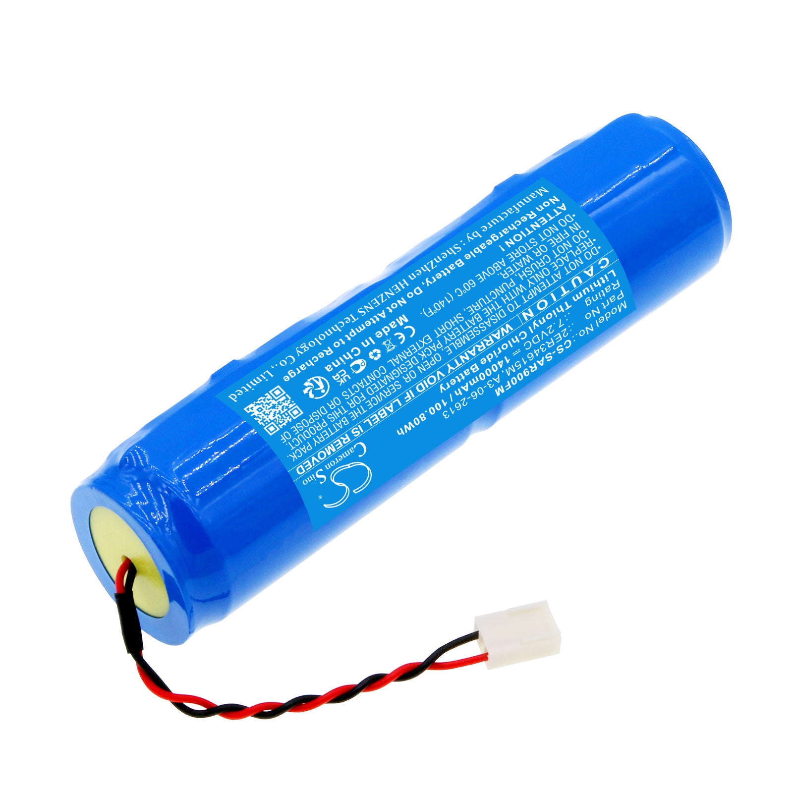 Li-SOCl2, Marine Safety & Flotation Devices Battery fits Radio Beacon Crt100, Esr06, 7.2V, 14000mAh Marine Safety & Flotation Devices Cameron Sino Technology Limited