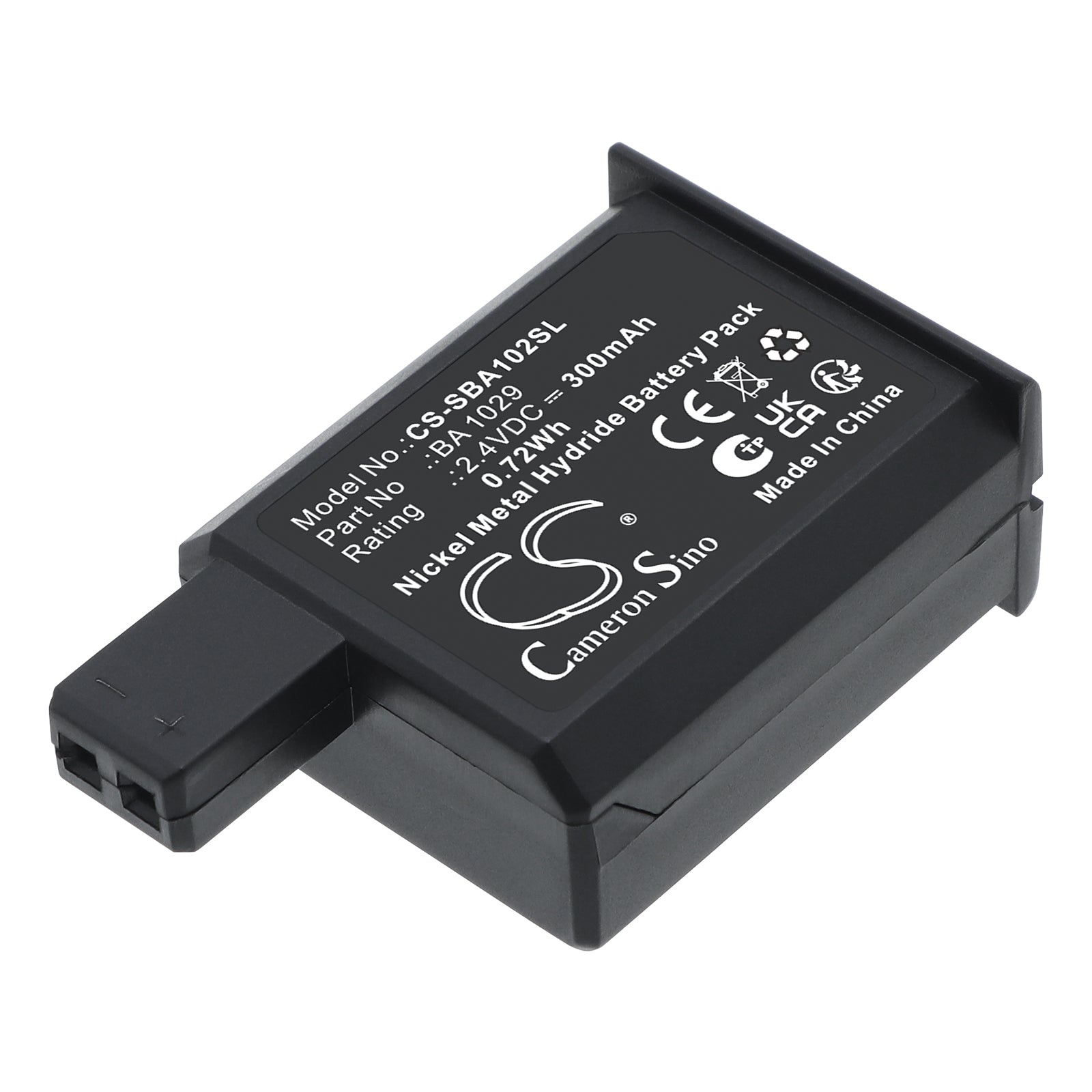 2.4V, Ni-MH, 300mAh, Battery fits Sennheiser EKI1029, Receiver EKI 1029, 0.72Wh Transmitters & Receiver Cameron Sino Technology Limited
