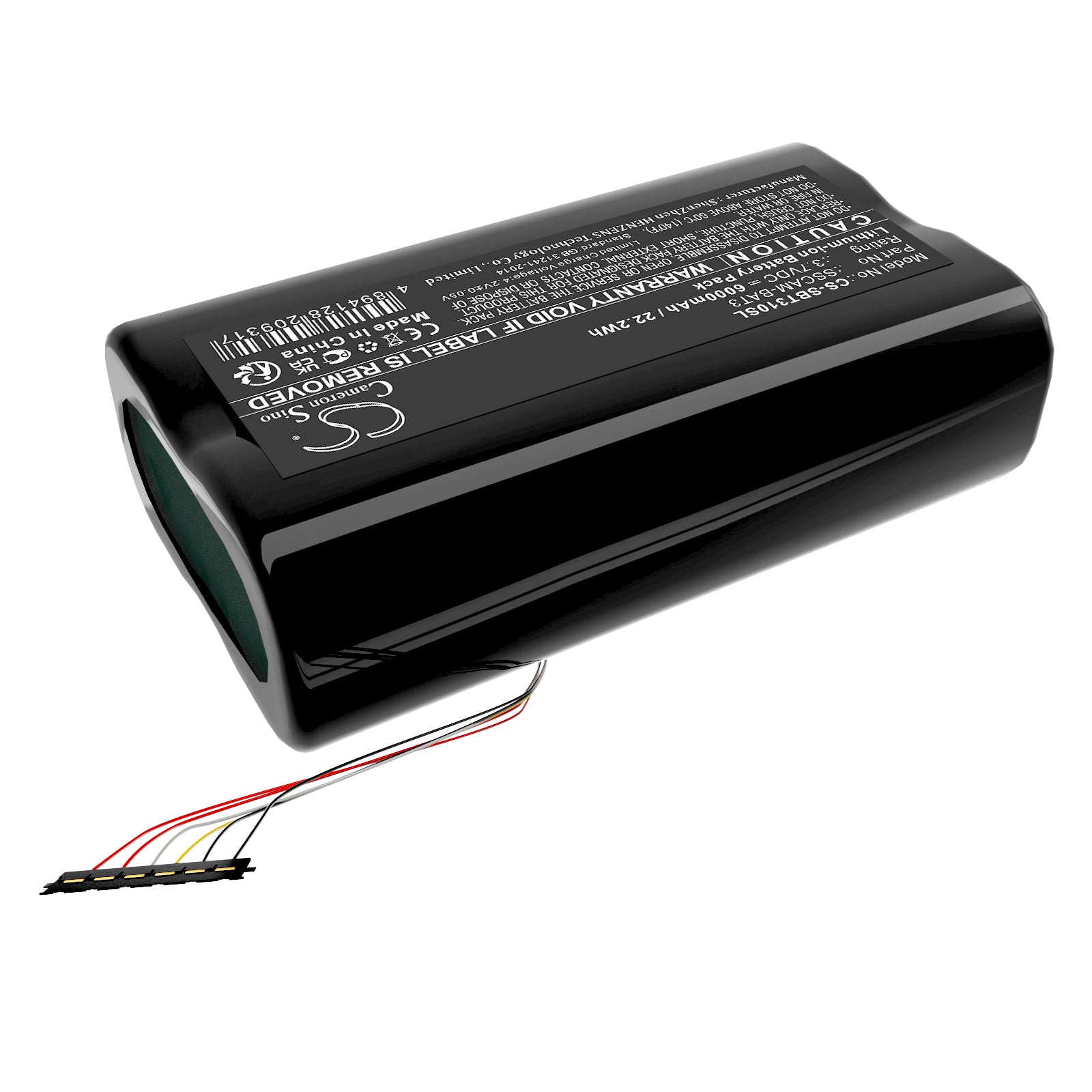 Li-ion, Home Security Camera Battery fits Simplisafe Simplisafe, 3.7V, 6000mAh Home Security Camera Cameron Sino Technology Limited