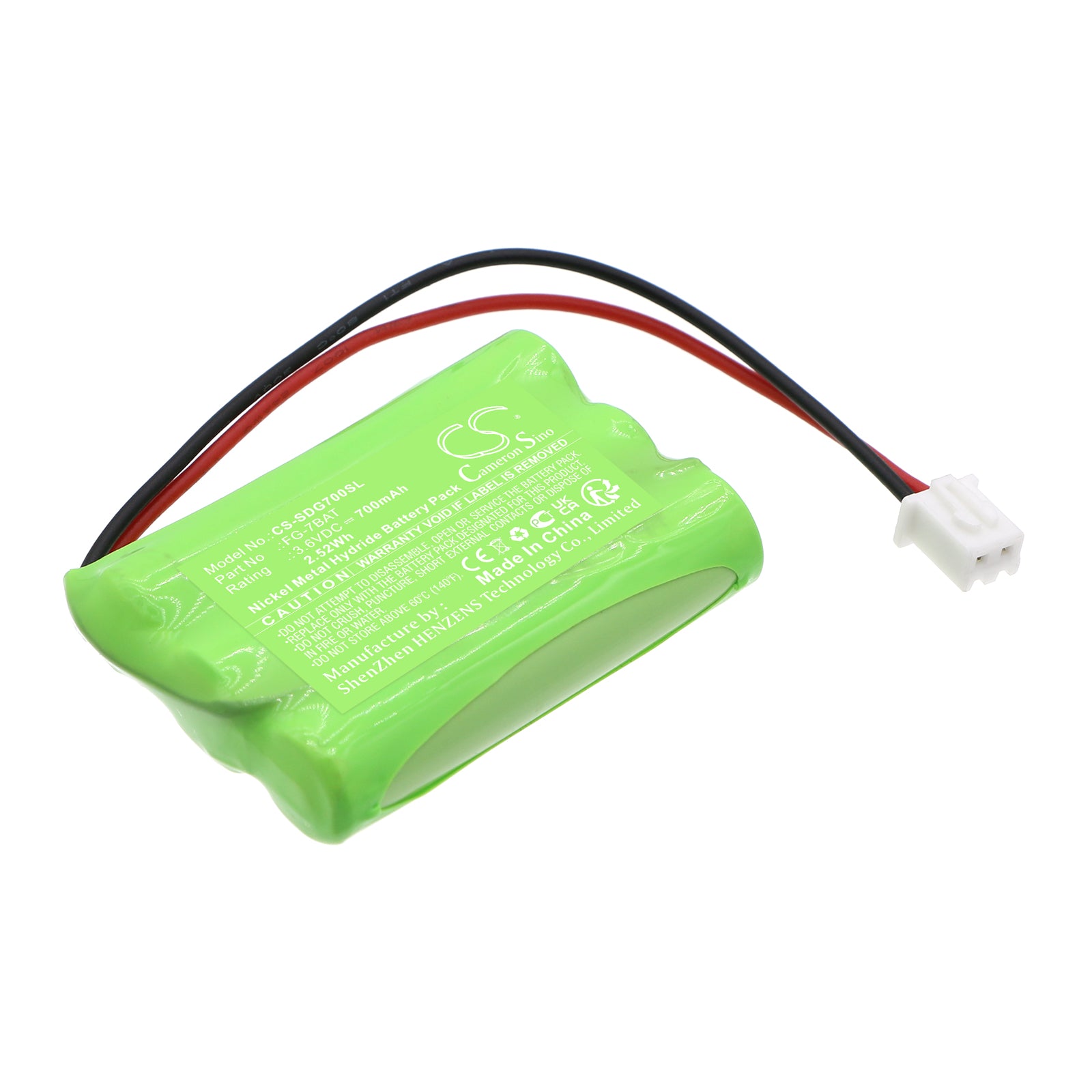 Ni-MH, Equipment, Survey, Test Battery fits Shimpo Fg-7000, Fg-7000l, 3.6V, 700mAh Equipment, Survey, Test Cameron Sino Technology Limited