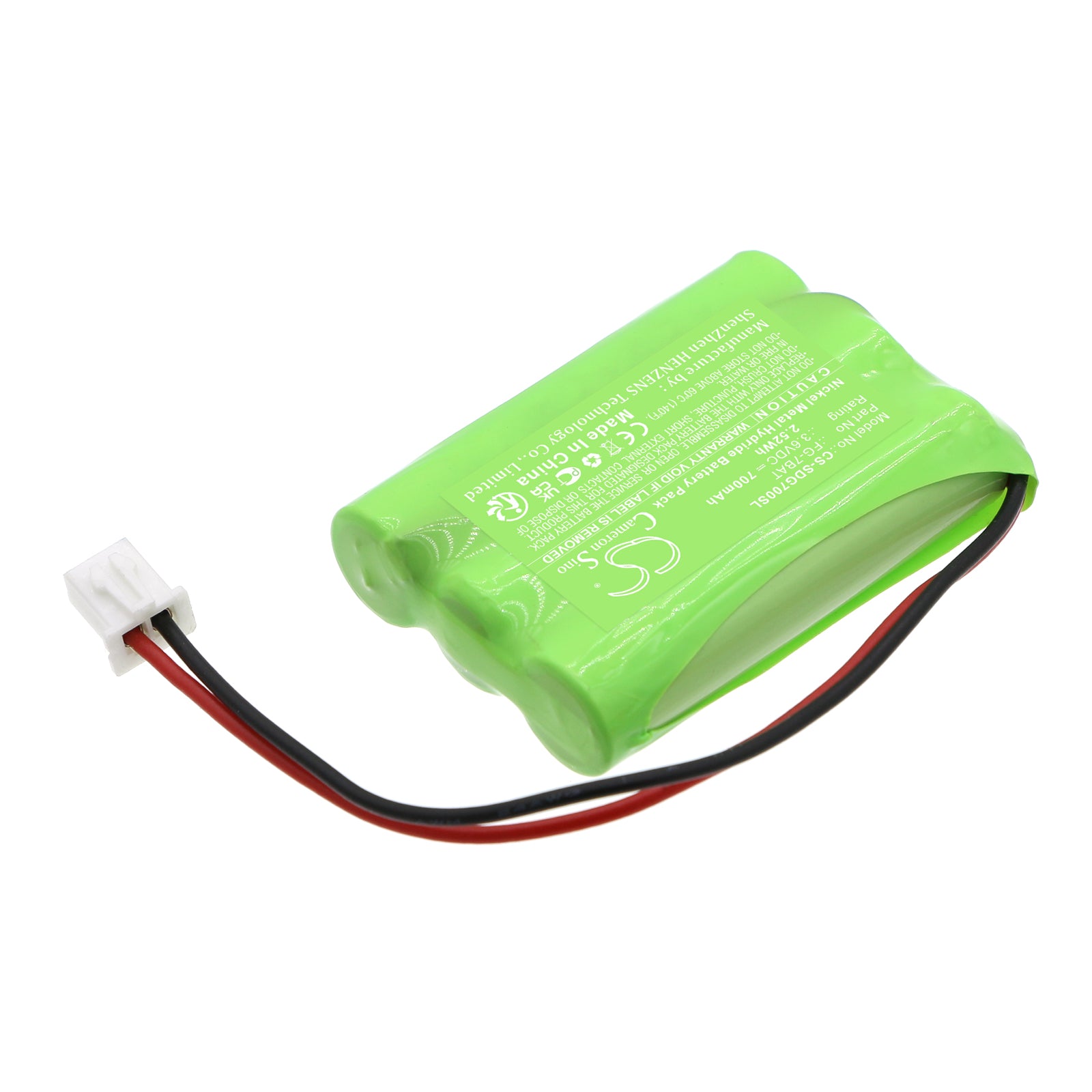 Ni-MH, Equipment, Survey, Test Battery fits Shimpo Fg-7000, Fg-7000l, 3.6V, 700mAh Equipment, Survey, Test Cameron Sino Technology Limited