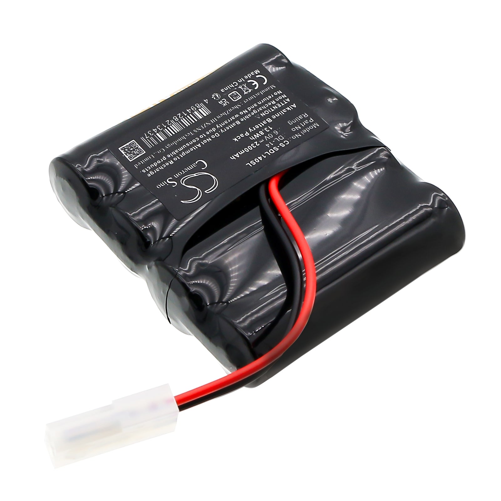 6V, Alkaline, 2300mAh, Battery fits DoorLock DL-14, 13.8Wh Door Lock Cameron Sino Technology Limited