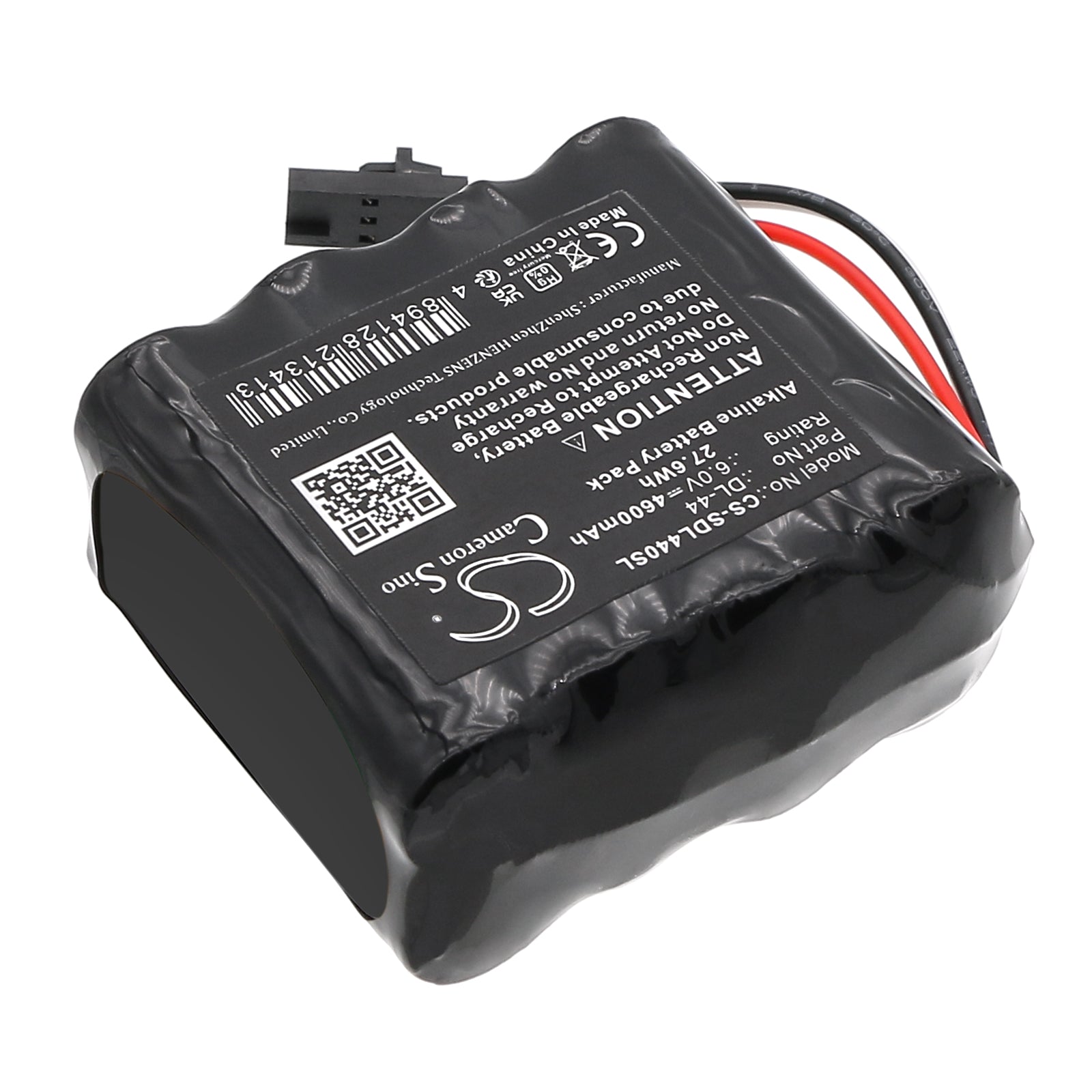 6V, Alkaline, 4600mAh, Battery fits Stanley Security Systems 12345, DRY0092, 27.6Wh Door Lock Cameron Sino Technology Limited