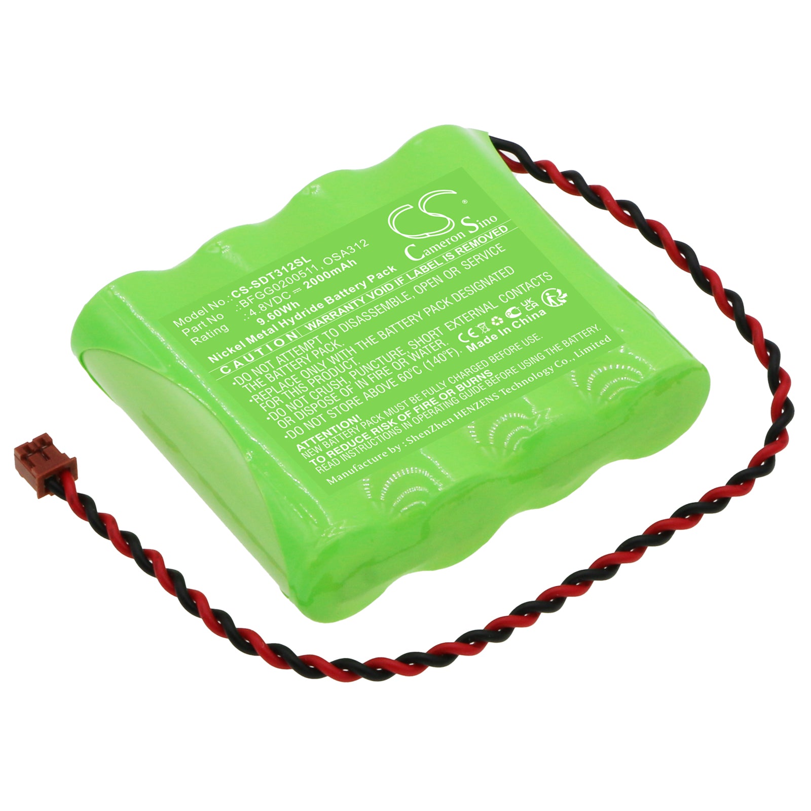 Ni-MH, Equipment, Survey, Test Battery fits Shimpo Fge-hx, Fge-hxy, 4.8V, 2000mAh Equipment, Survey, Test Cameron Sino Technology Limited