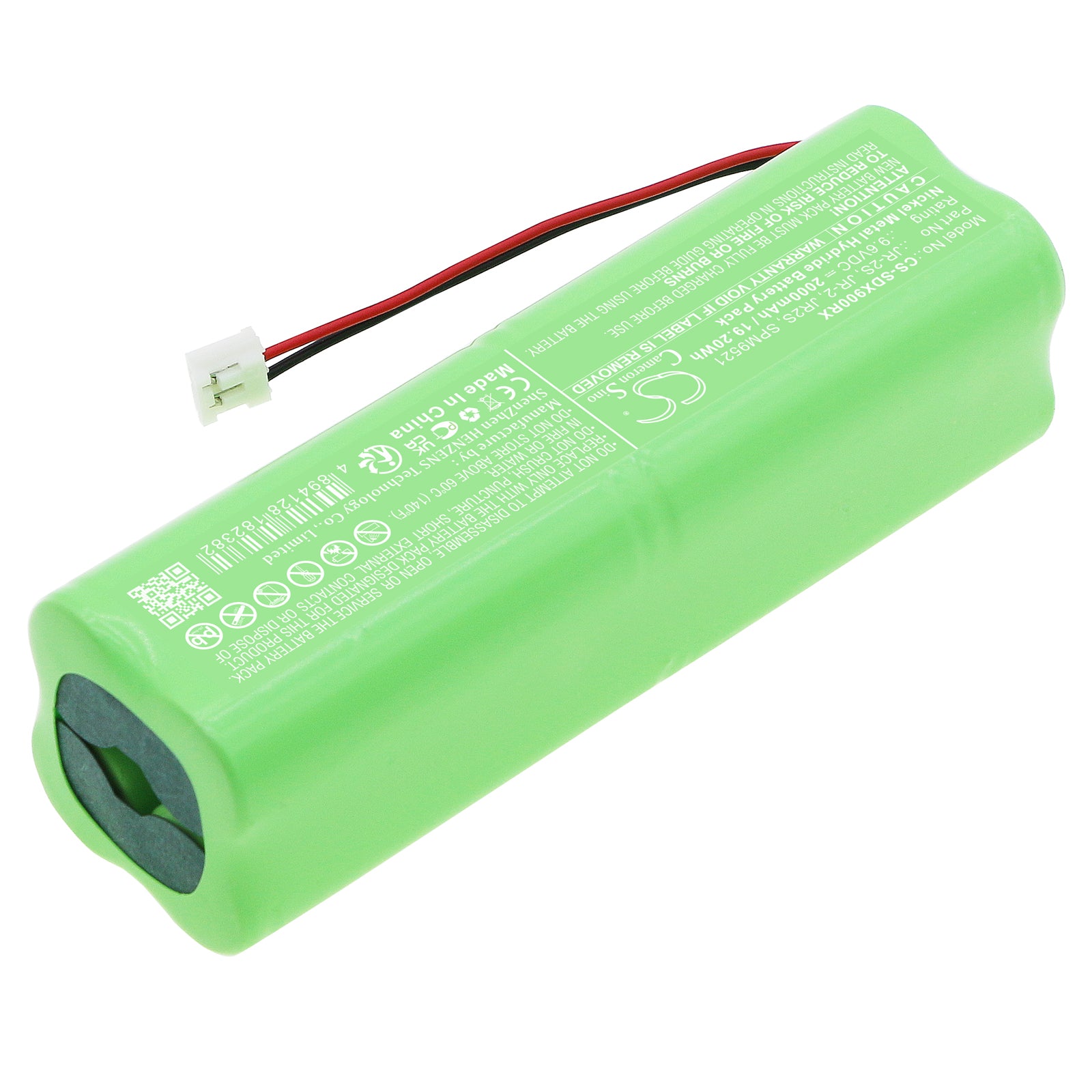 Ni-MH, Remote Controller Battery fits Spektrum Dms 11x, Dx6 Transmitter, 9.6V, 2000mAh Remote Controller Cameron Sino Technology Limited