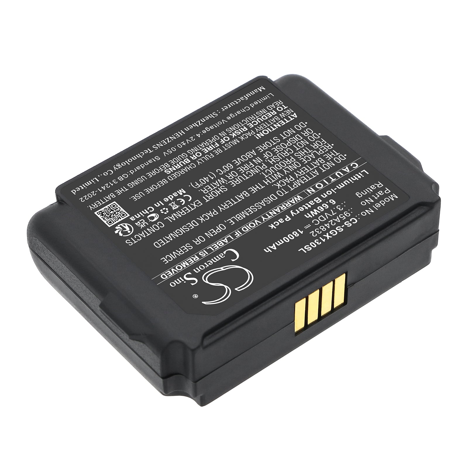 3.7V, Li-ion, 1800mAh, Battery fits Shure ADX1 bodypack transmitter, ADX1 Digital Wireless Bodypack Transmitter, 6.66Wh Transmitters & Receiver Cameron Sino Technology Limited
