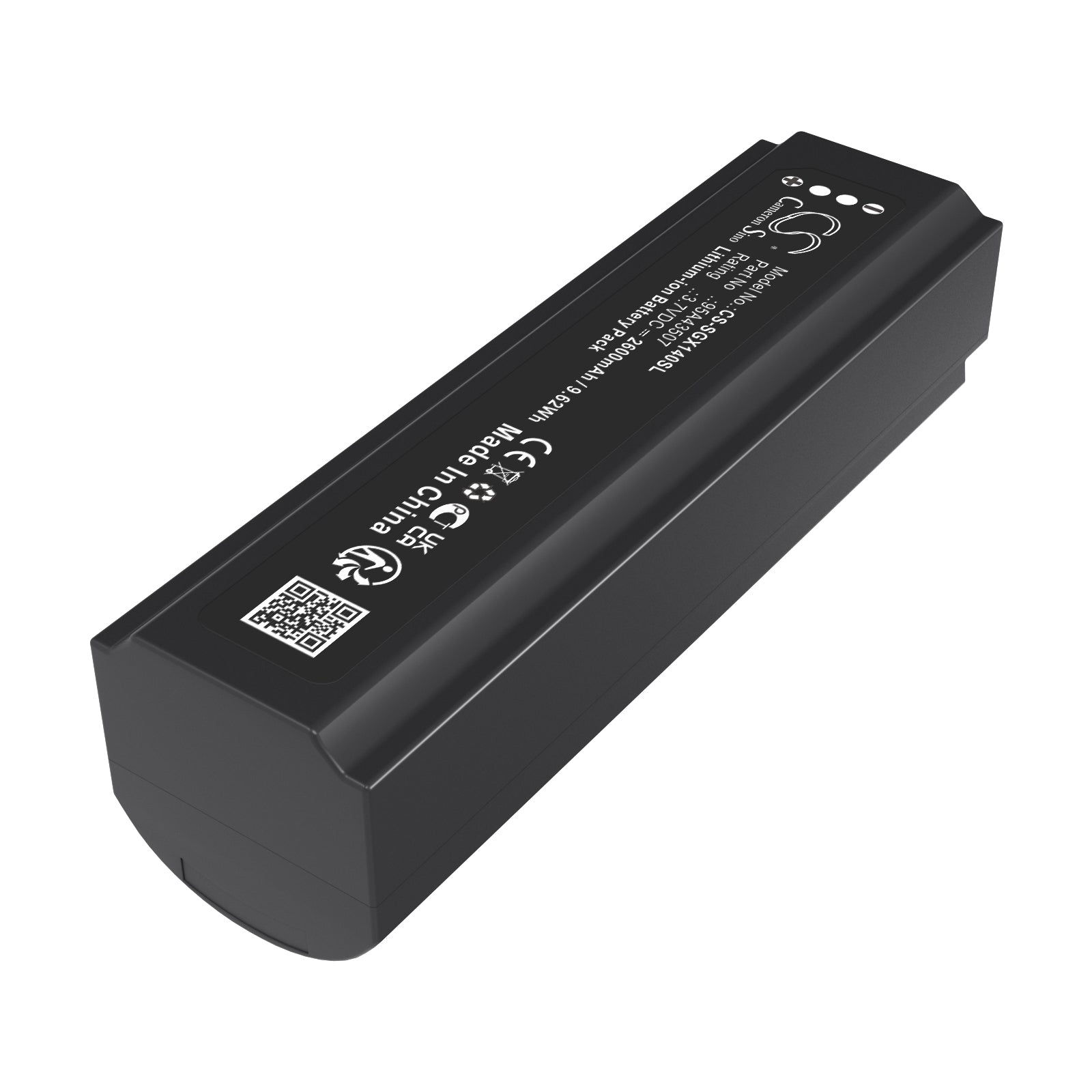 3.7V, Li-ion, 2600mAh, Battery fits Shure GLXD+, GLXD+ Handheld Wireless Microphone Transmitter, 9.62Wh Microphone Cameron Sino Technology Limited