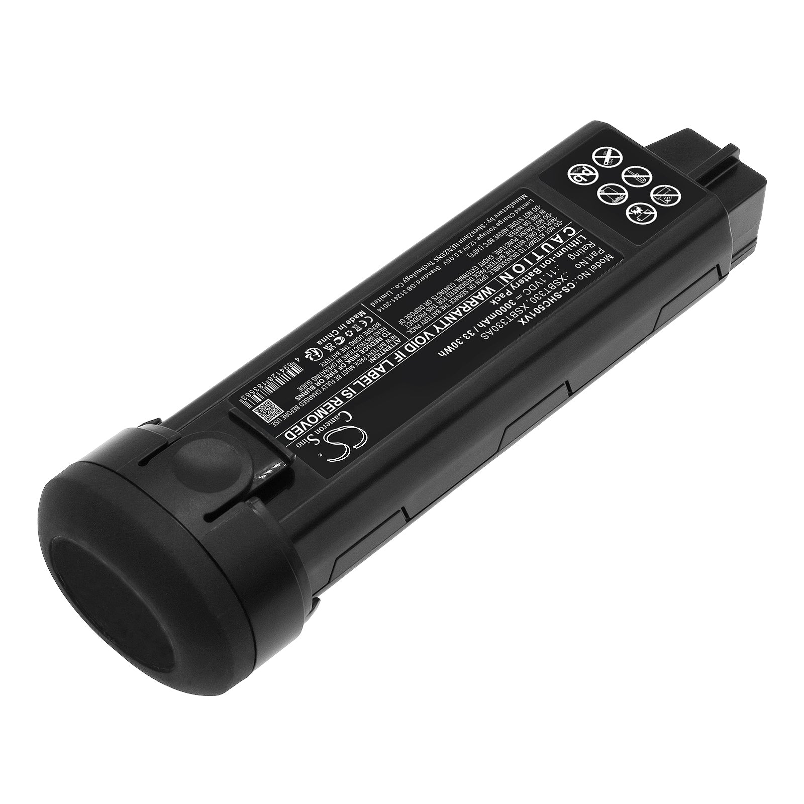 Li-ion, Vacuum Battery fits Shark Evopower System Flex Cs200j, Evopower System Flex Cs401j, 11.1V, 3000mAh Vacuum Cameron Sino Technology Limited