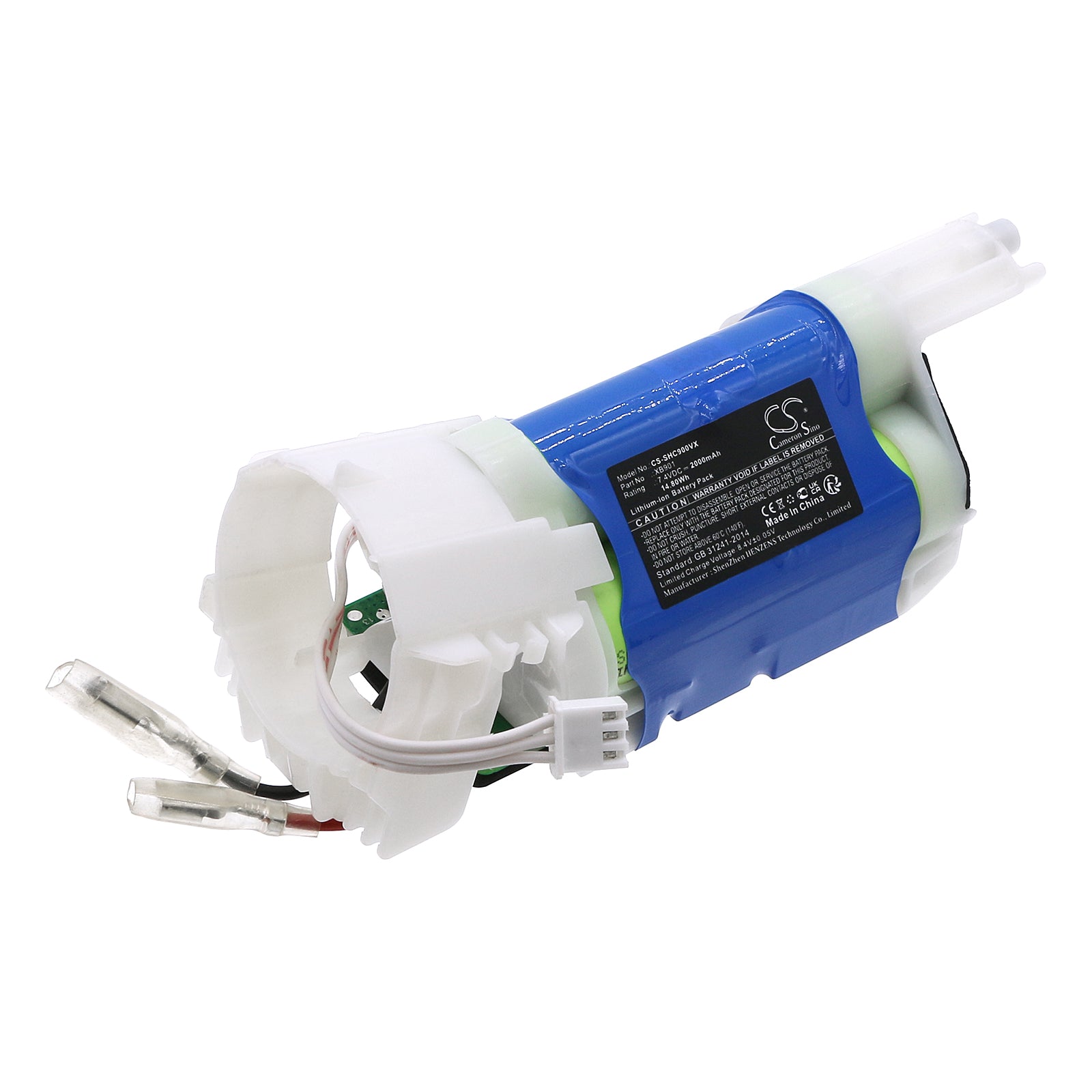 Li-ion, Vacuum Battery fits Shark Ch900, Ch900wm, 7.4V, 2000mAh Vacuum Cameron Sino Technology Limited