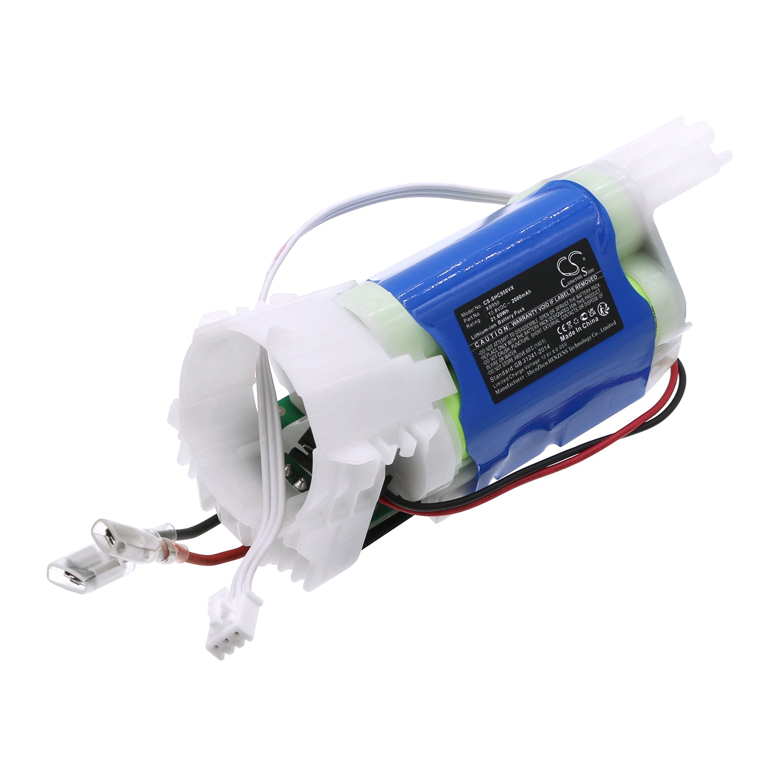 Li-ion, Vacuum Battery fits Shark Ch950, Ch951, 10.8V, 2000mAh Vacuum Cameron Sino Technology Limited