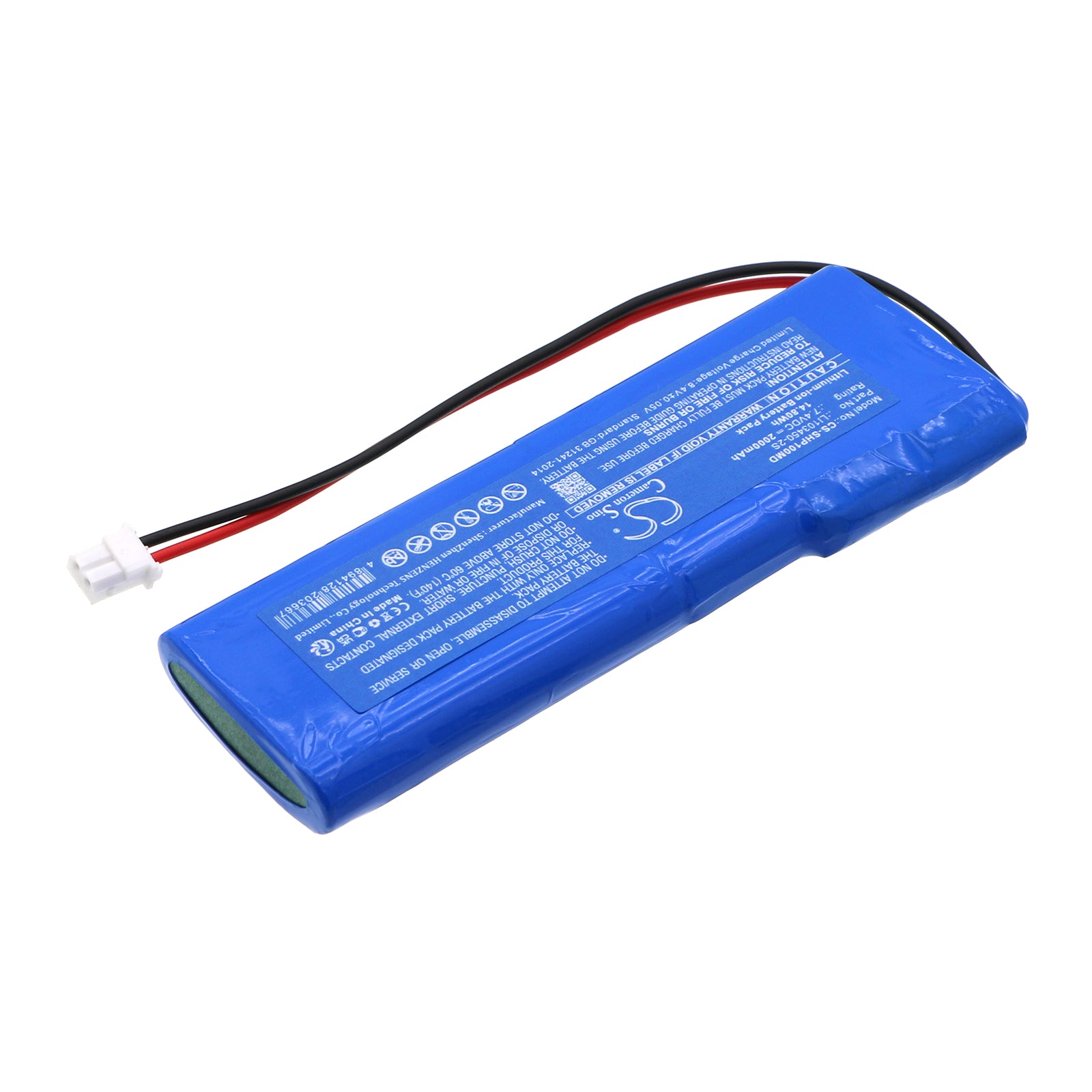 Li-ion, Medical Battery fits Schiller Argus Oxm C, Care Vision Hp100, 7.4V, 2000mAh Medical Cameron Sino Technology Limited
