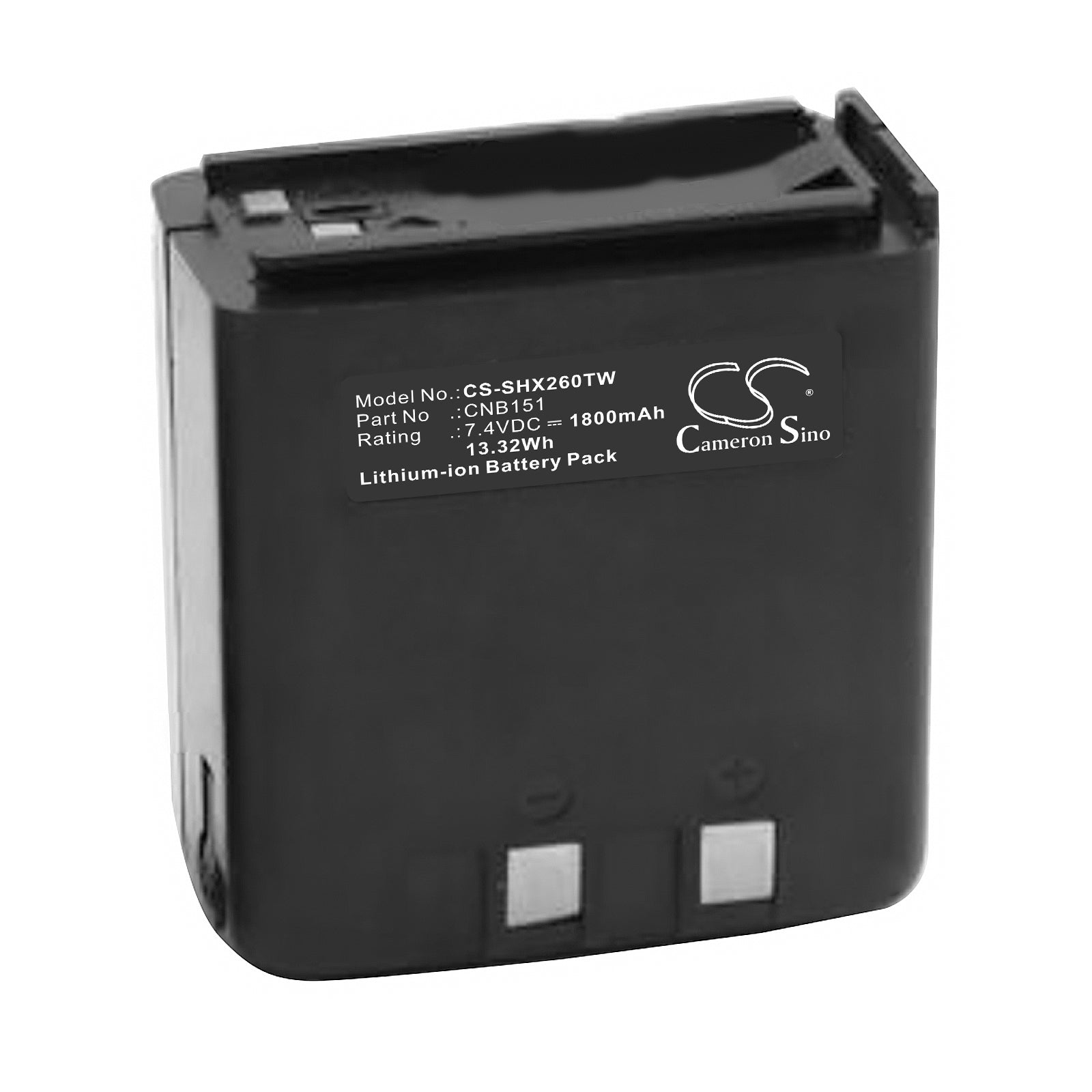 Li-ion, Two-Way Radio Battery fits Standard Horizon At200, At201, 7.4V, 1800mAh Two-Way Radio Cameron Sino Technology Limited