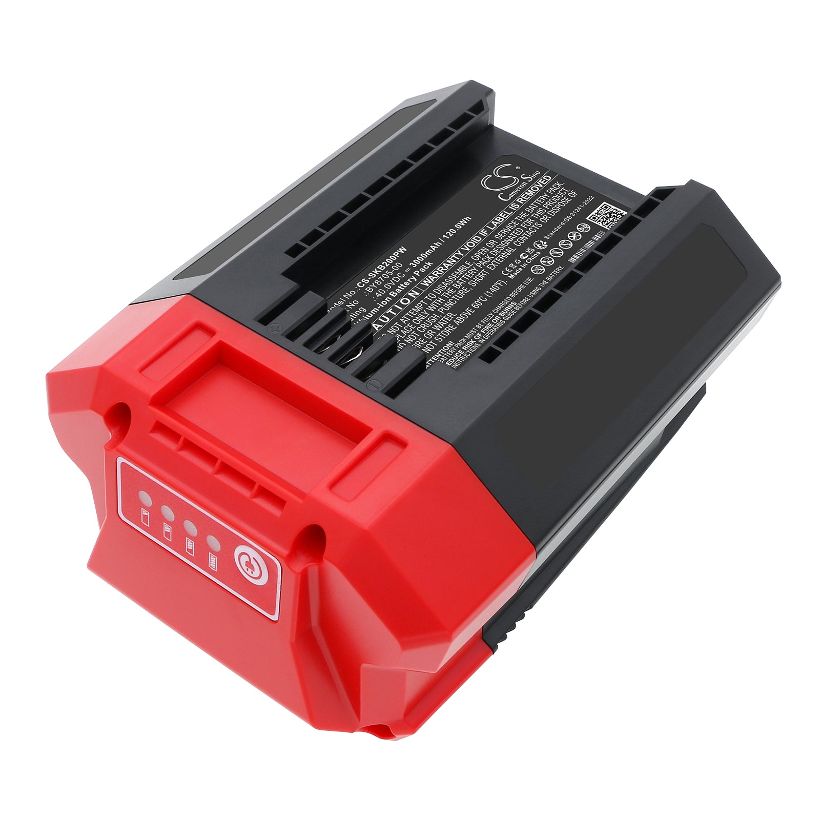 40V, Li-ion, 3000mAh, Battery fits Skil 24-inch 40V Hedge Trimmer, 40V 460CFM Leaf Blower, 120Wh Gardening Tools Cameron Sino Technology Limited