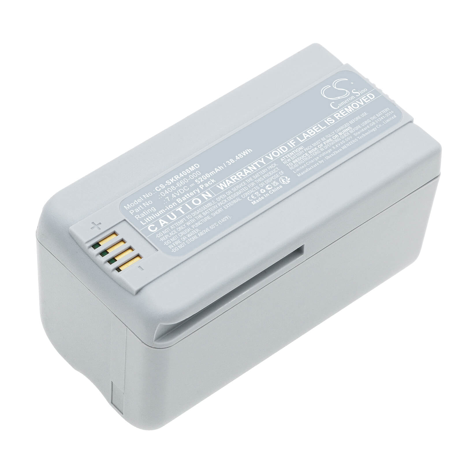 Li-ion Battery fits Stryker, Casque Chirurgical Flyte, Flyte Personal Protection System 7.4V, 5600mAh Medical Cameron Sino Technology Limited