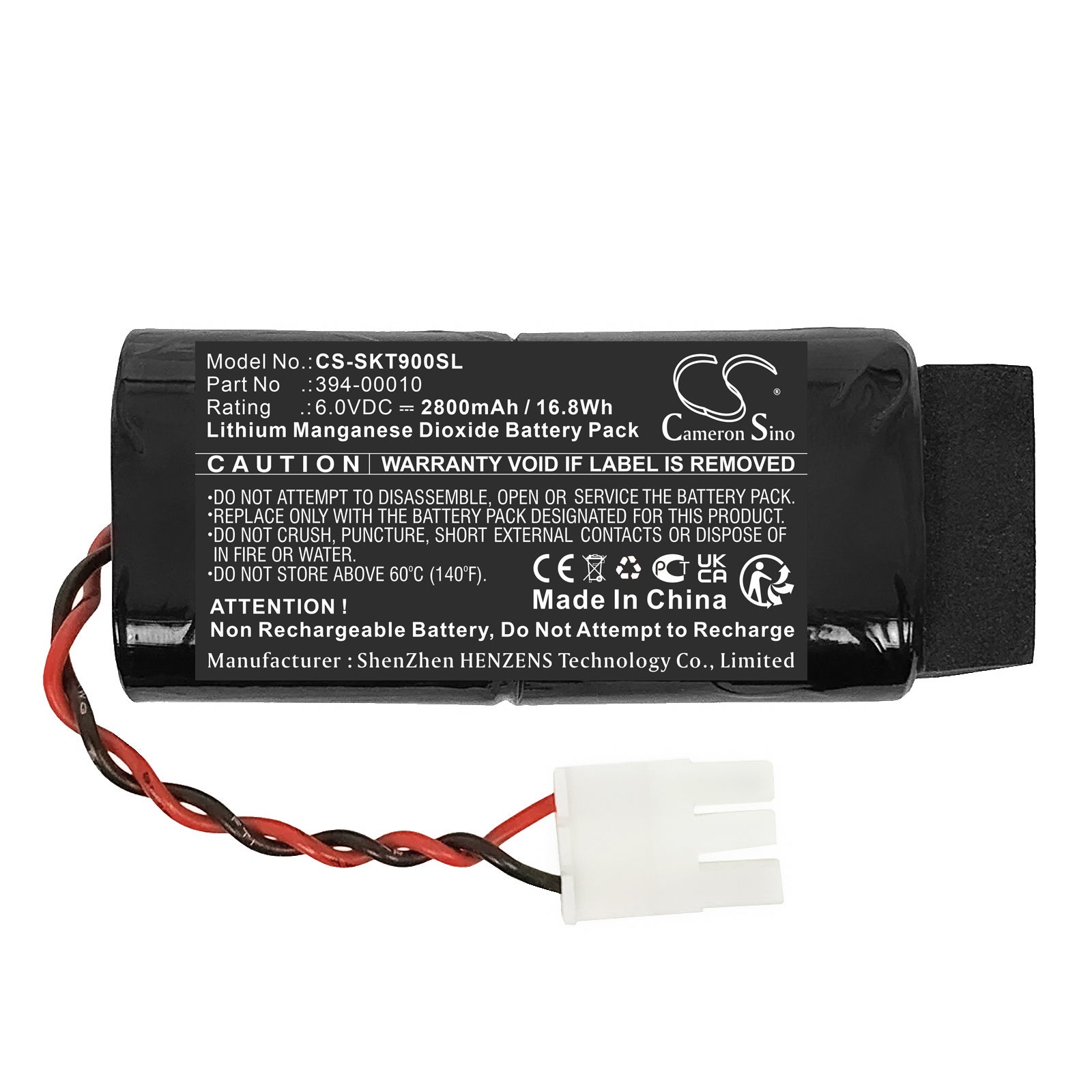 Li-MnO2, Equipment, Survey, Test Battery fits Skybitz Smarttank St90, Tanklink, 6.0V, 2800mAh Equipment, Survey, Test Cameron Sino Technology Limited