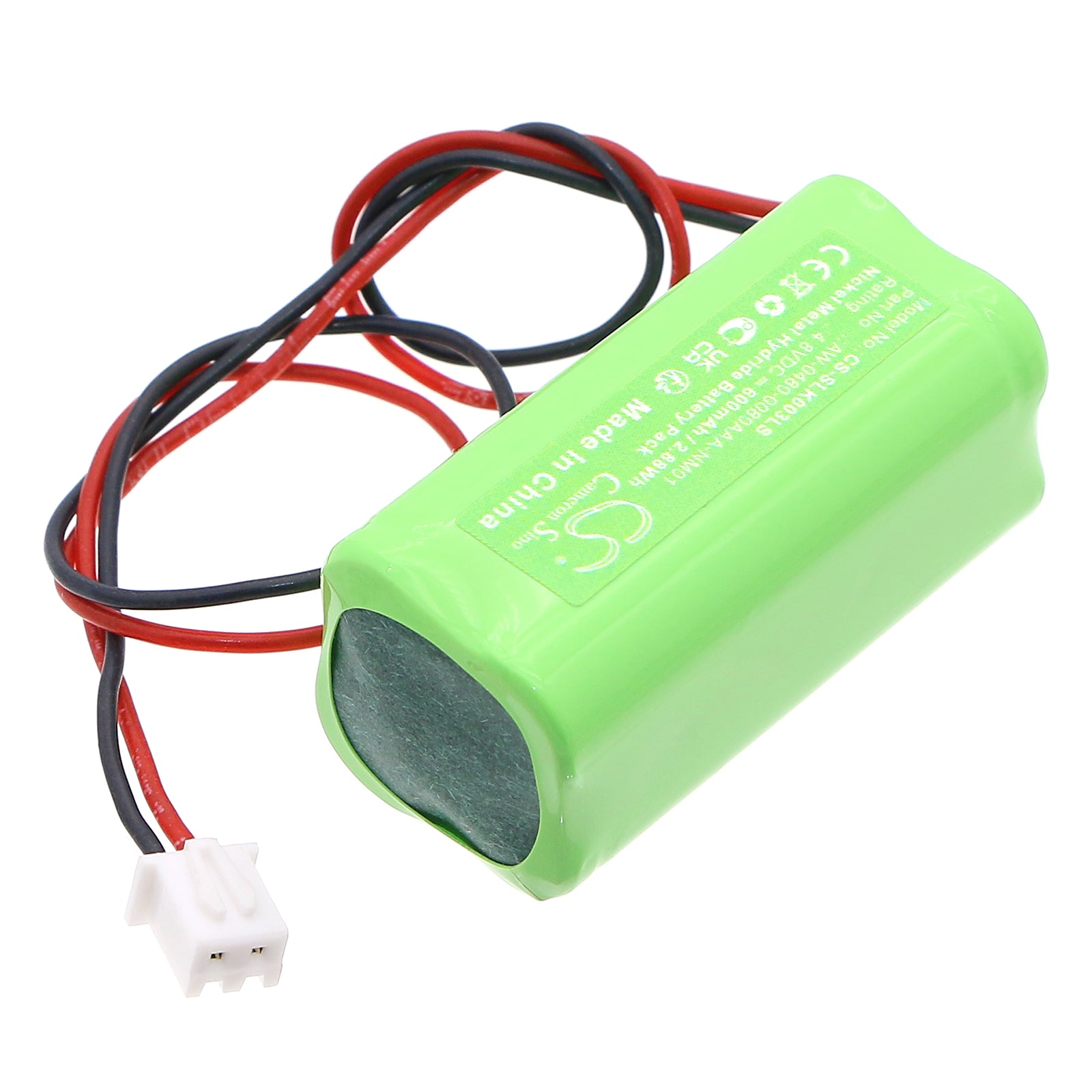 4.8V, Ni-MH, 600mAh, Battery fits Fischer NLK1U003SC, NLK2U003SC, 2.88Wh Emergency Lighting Cameron Sino Technology Limited