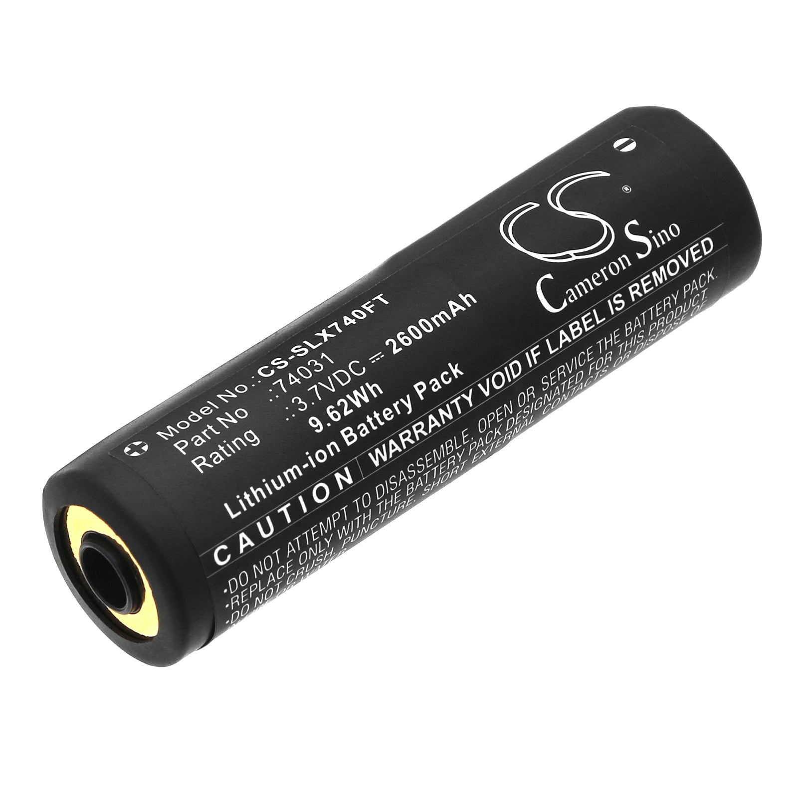 Li-ion, Flashlight Battery fits Streamlight Junior Luxeon, Protac Hl Usb, 3.7V, 2600mAh Flashlight Cameron Sino Technology Limited