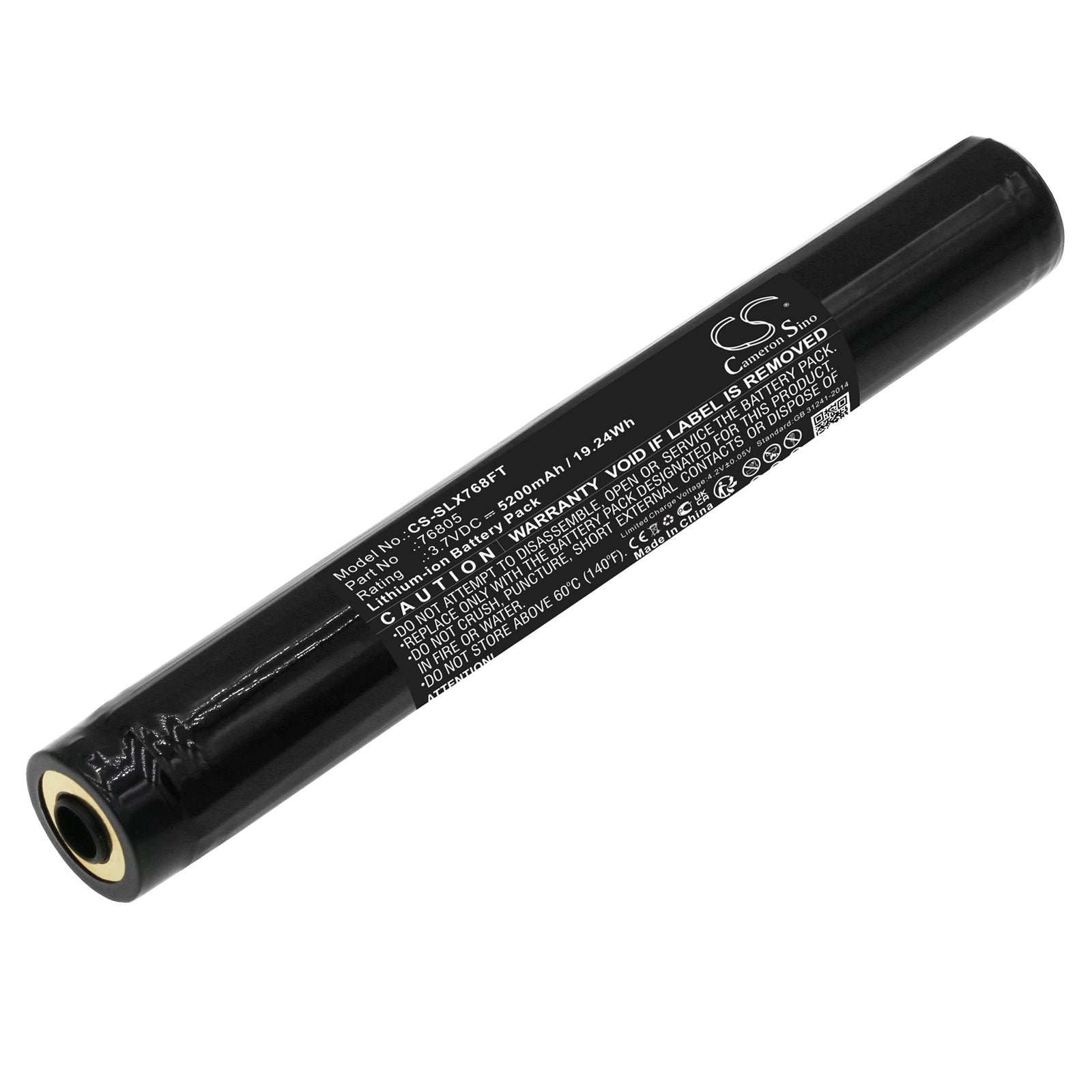 Li-ion, Flashlight Battery fits Streamlight Stinger Switchblade, 3.7V, 5200mAh Flashlight Cameron Sino Technology Limited