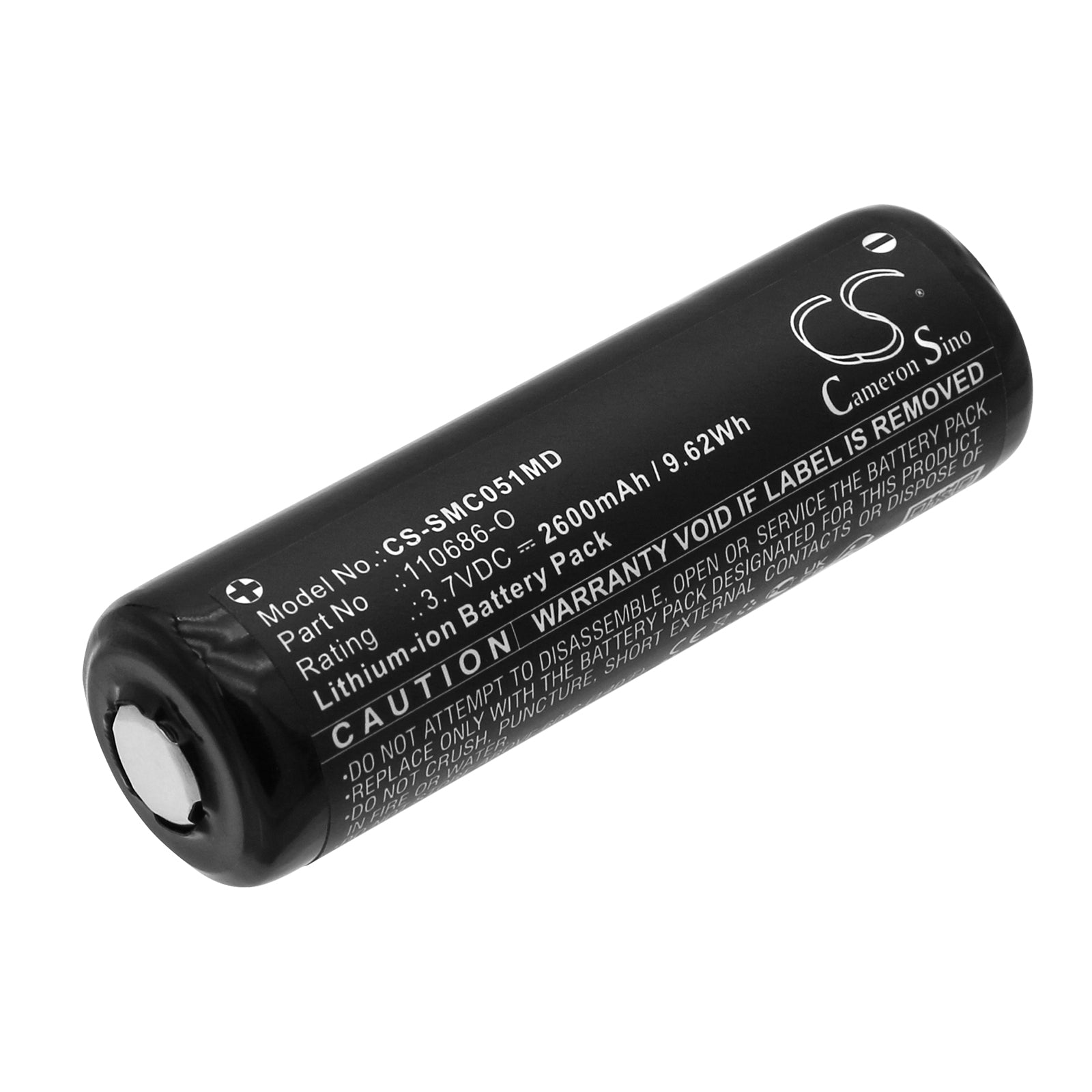 Li-ion, Medical Battery fits Somno Medics Somnoscreen Type Ssc051, 3.7V, 2600mAh Medical Cameron Sino Technology Limited