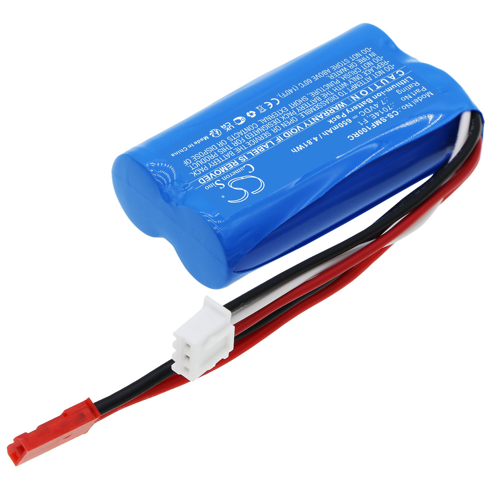 Li-ion, Heli/Airplane Battery fits Syma F1, Shuang Ma 7014e, 7.4V, 650mAh Heli/Airplane Cameron Sino Technology Limited