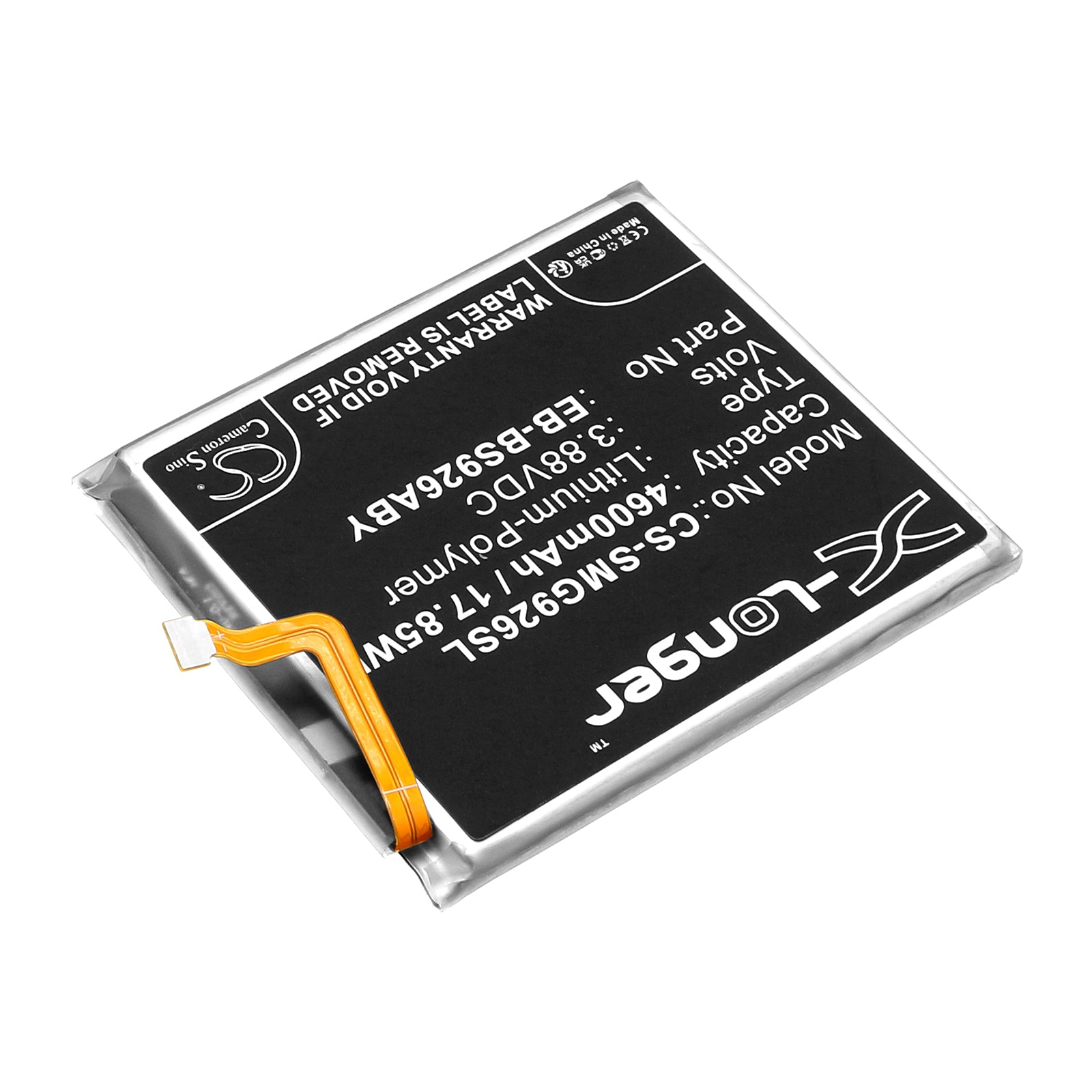 Li-Polymer, Mobile, SmartPhone Battery fits Samsung Galaxy S24 Plus, Galaxy S24+, 3.88V, 4600mAh Mobile & SmartPhone Cameron Sino Technology Limited