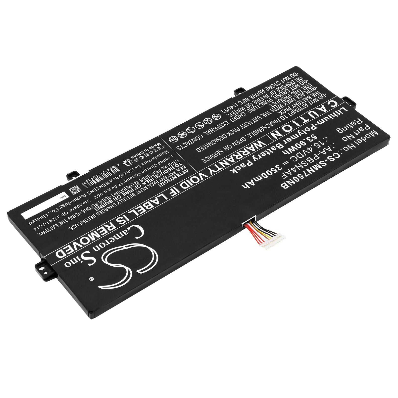 Li-Polymer, Notebook, Laptop Battery fits Samsung Galaxy Book Flex Alpha Np730qc, Galaxy Book Flex Alpha Np730qc, 15.4V, 3500mAh Notebook, Laptop Cameron Sino Technology Limited