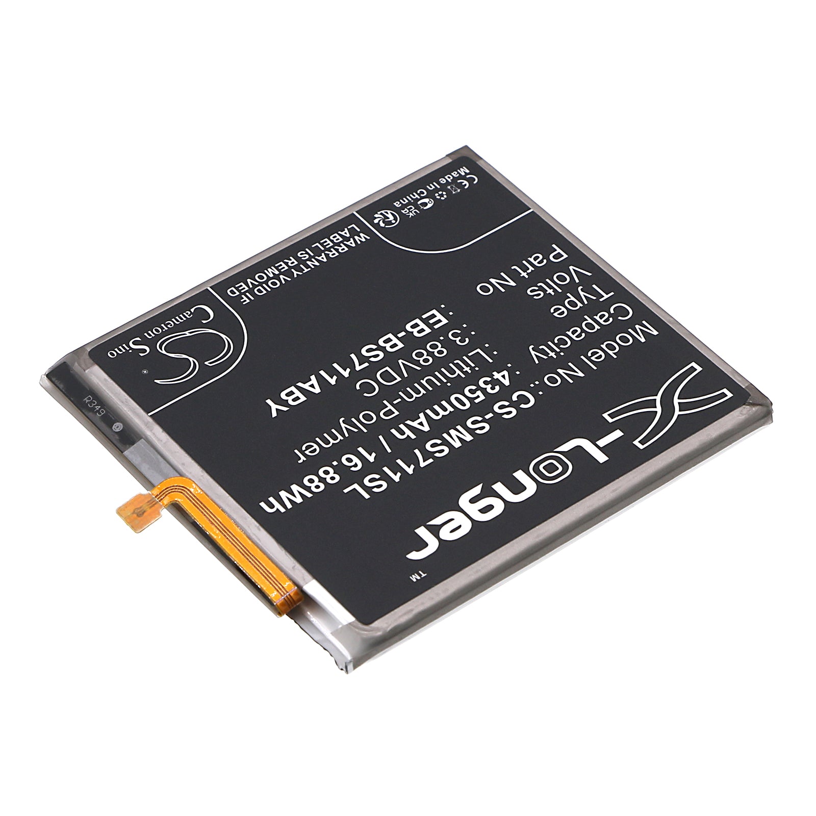 Li-Polymer, Mobile, SmartPhone Battery fits Samsung Galaxy S23 Fe, Galaxy S23 Fe 5g, 3.88V, 4350mAh Mobile & SmartPhone Cameron Sino Technology Limited