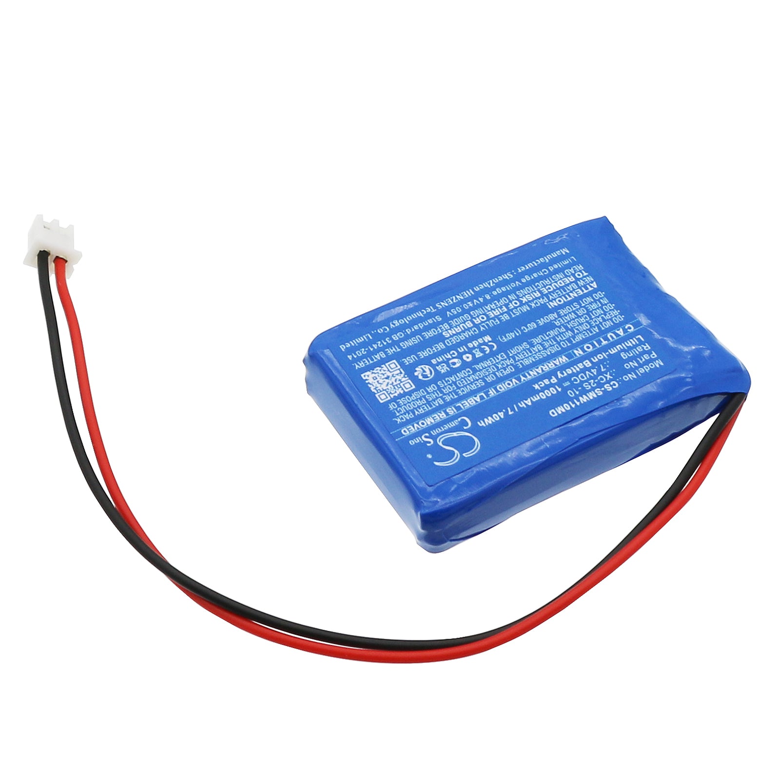 Li-ion, Medical Battery fits Sigma Sw-11uva, 7.4V, 1000mAh Medical Cameron Sino Technology Limited