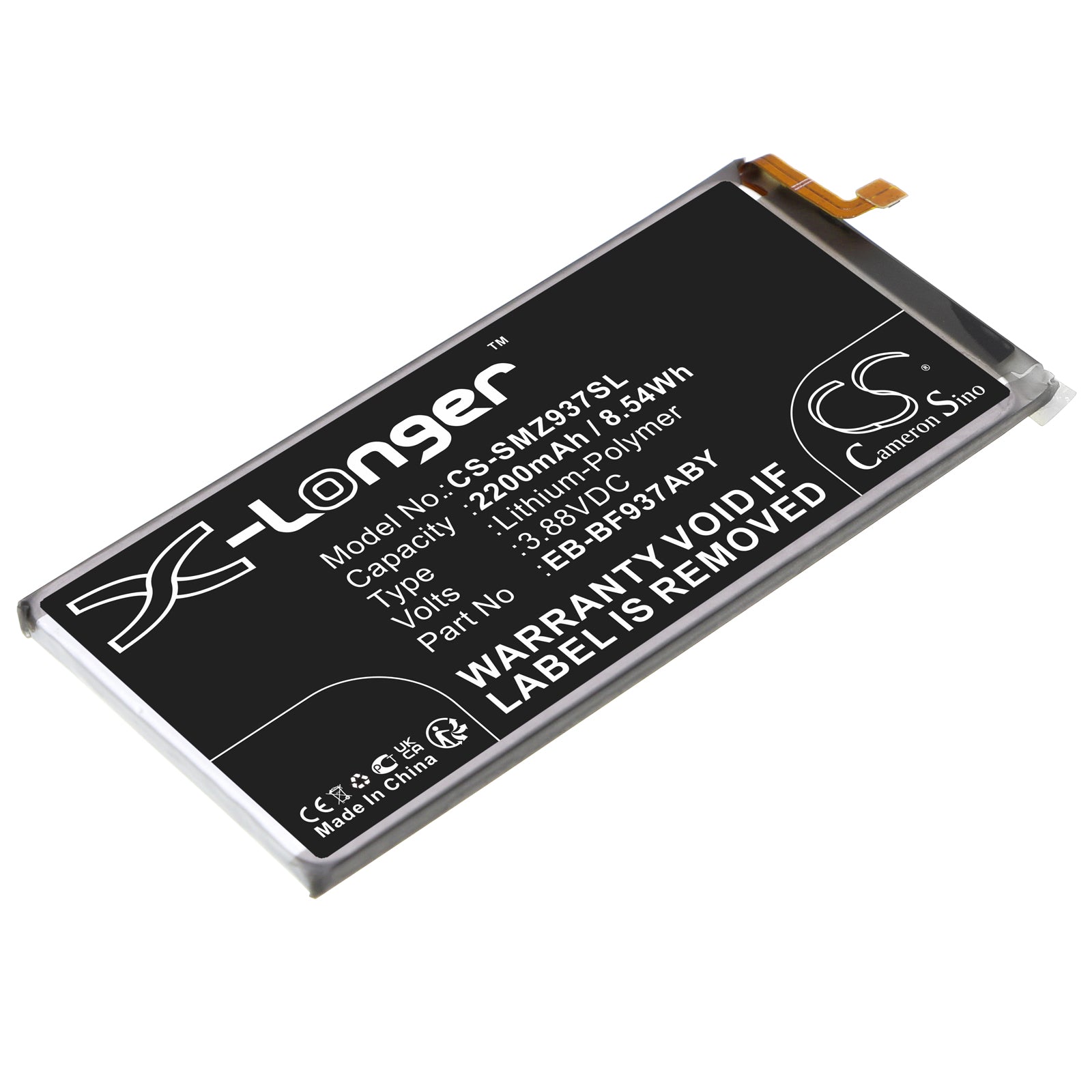 Li-Polymer, Mobile, SmartPhone Battery fits Samsung Galaxy Z Fold4, Sc-55c, 3.88V, 2200mAh Mobile & SmartPhone Cameron Sino Technology Limited