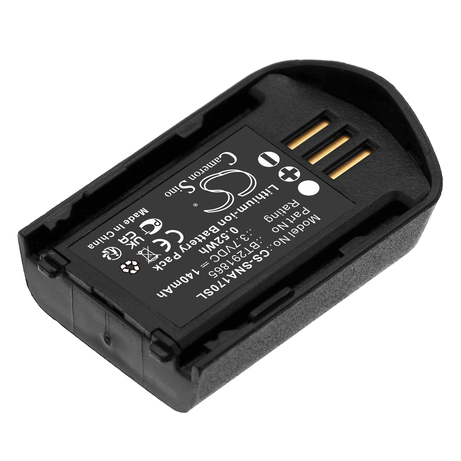 Li-ion, Wireless Headset Battery fits Snom A170, 3.7V, 140mAh Wireless Headset Cameron Sino Technology Limited
