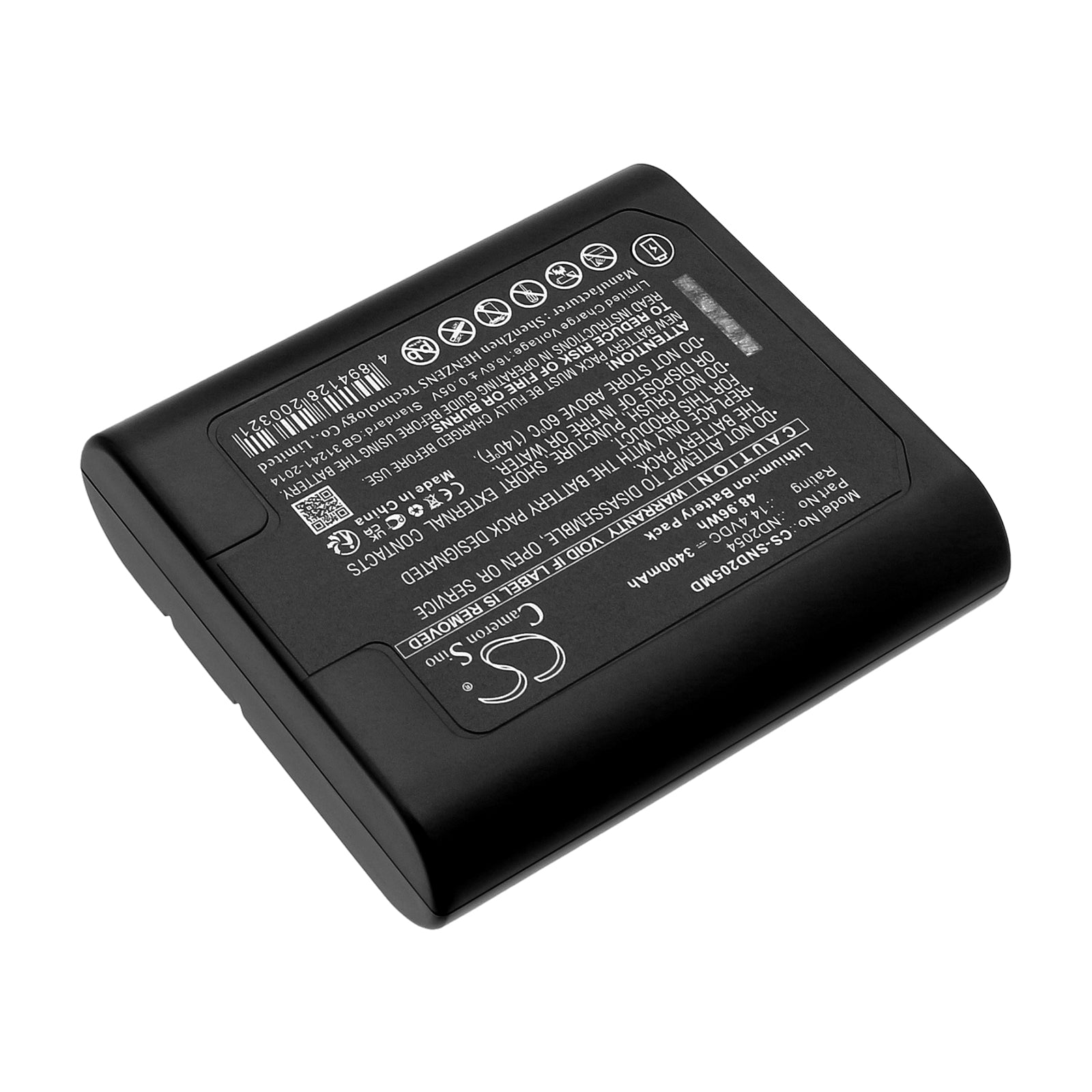 Li-ion, Medical Battery fits Ppc Z1, Breas Hd60-7050, 14.4V, 3400mAh Medical Cameron Sino Technology Limited
