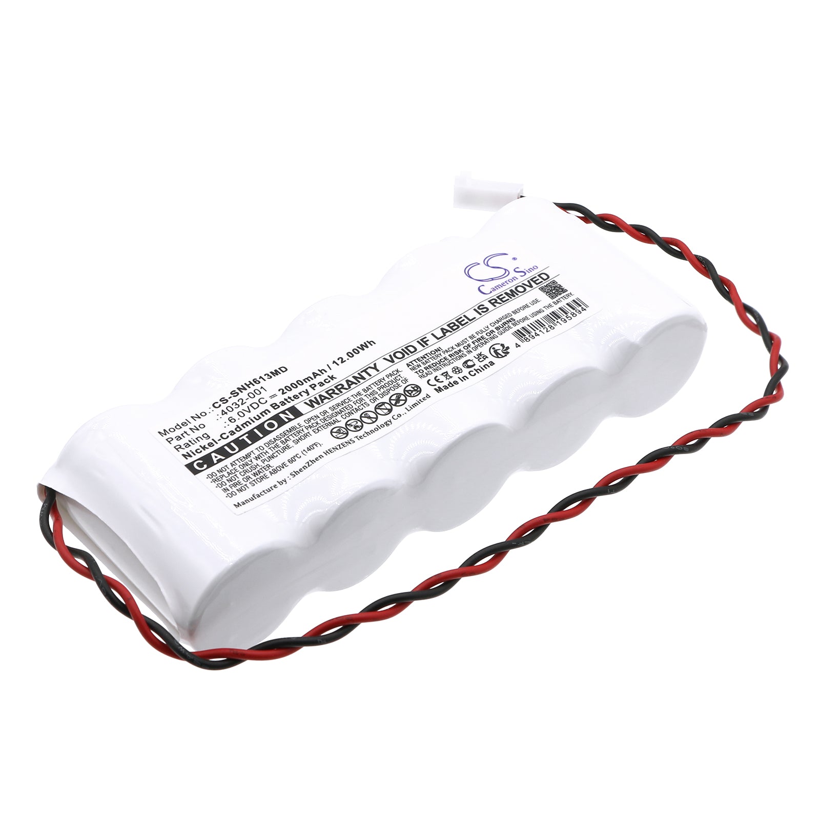 Ni-CD, Medical Battery fits Bci Microspan 1040 Pulse Oximeter, Microspan 8700 Pulse Oximeter, 6.0V, 2000mAh Medical Cameron Sino Technology Limited
