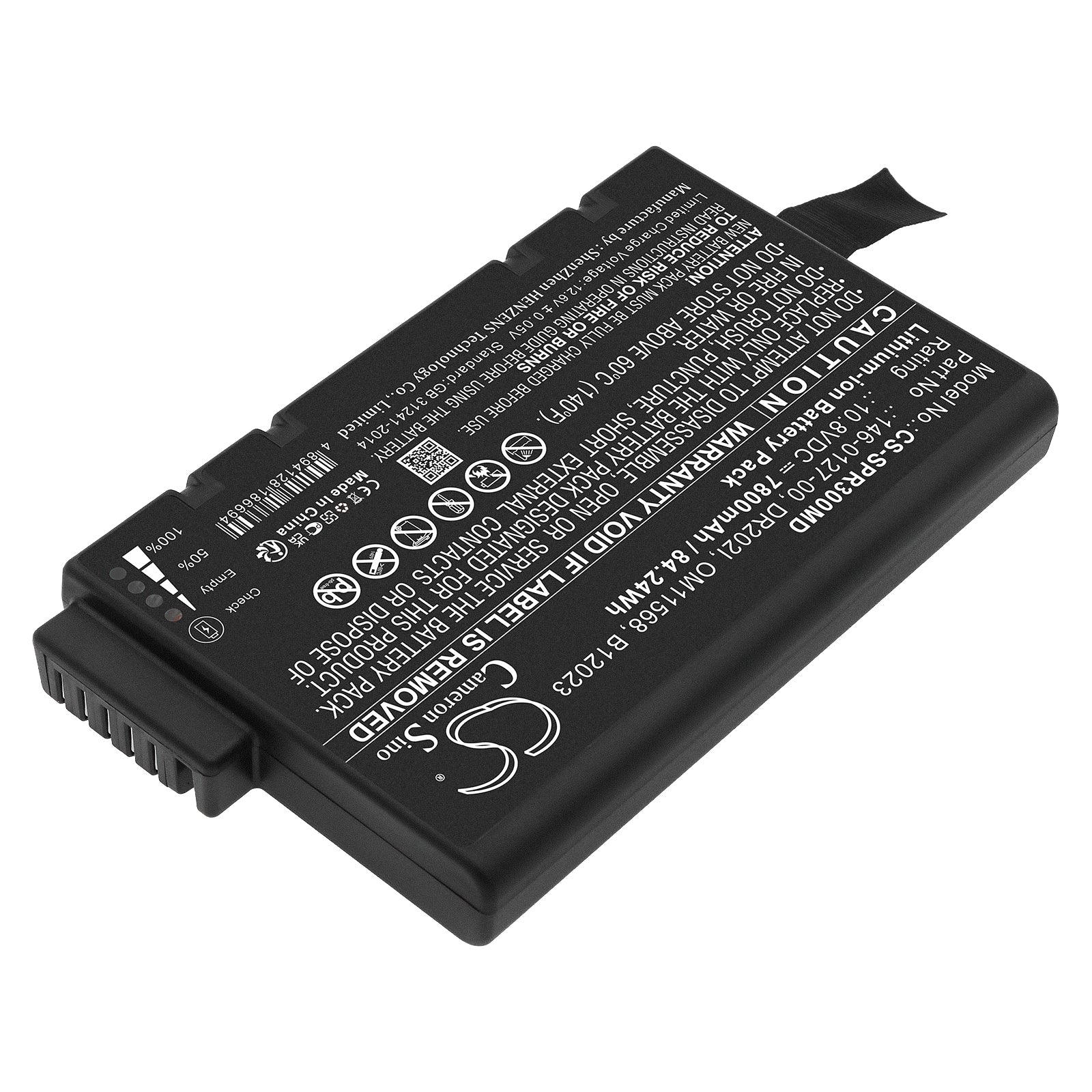 Li-ion, Medical Battery fits Spacelabs Els5, Mcare300, 10.8V, 7800mAh Medical Cameron Sino Technology Limited