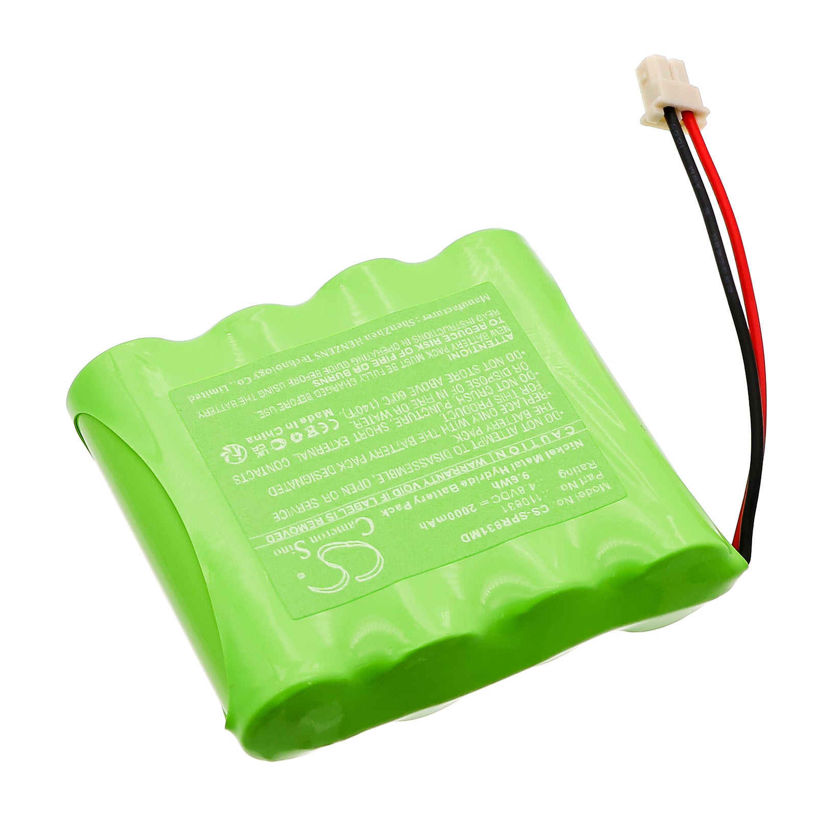 4.8V, Ni-MH, 2000mAh, Battery fits Spengler pression arterielle Pro-H, 9.6Wh Medical Cameron Sino Technology Limited