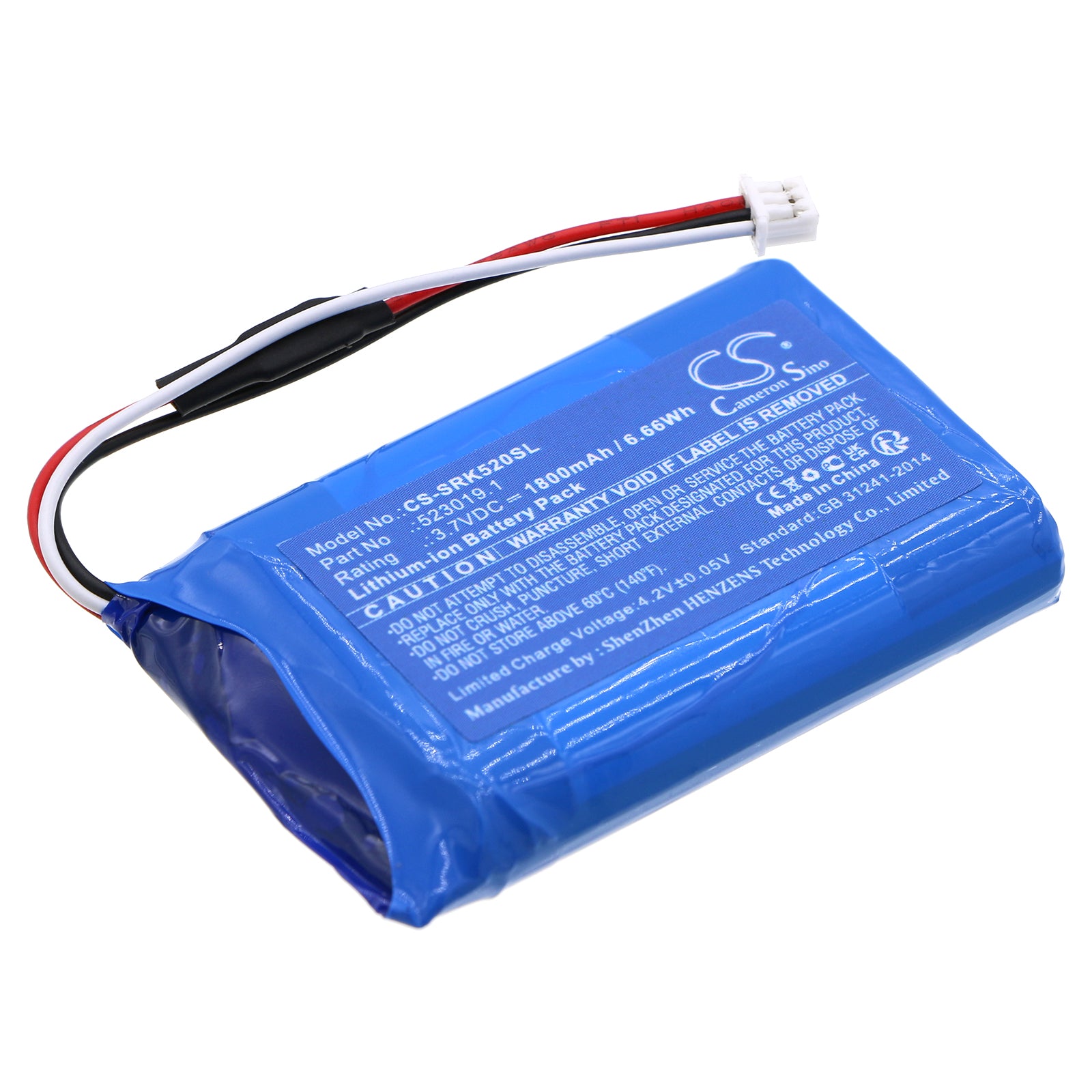 Li-ion, Equipment, Survey, Test Battery fits Systronik 23019, 523019.1, 3.7V, 1800mAh Equipment, Survey, Test Cameron Sino Technology Limited