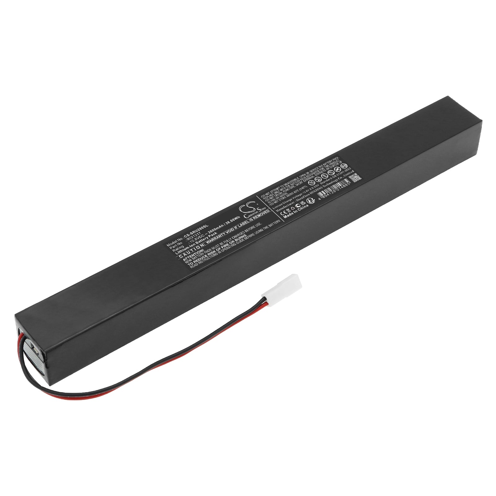 10.8V, Li-ion, 2600mAh, Battery fits Somfy CL32 Cord Lift, RU 30 Junior, 28.08Wh Smart Home Cameron Sino Technology Limited