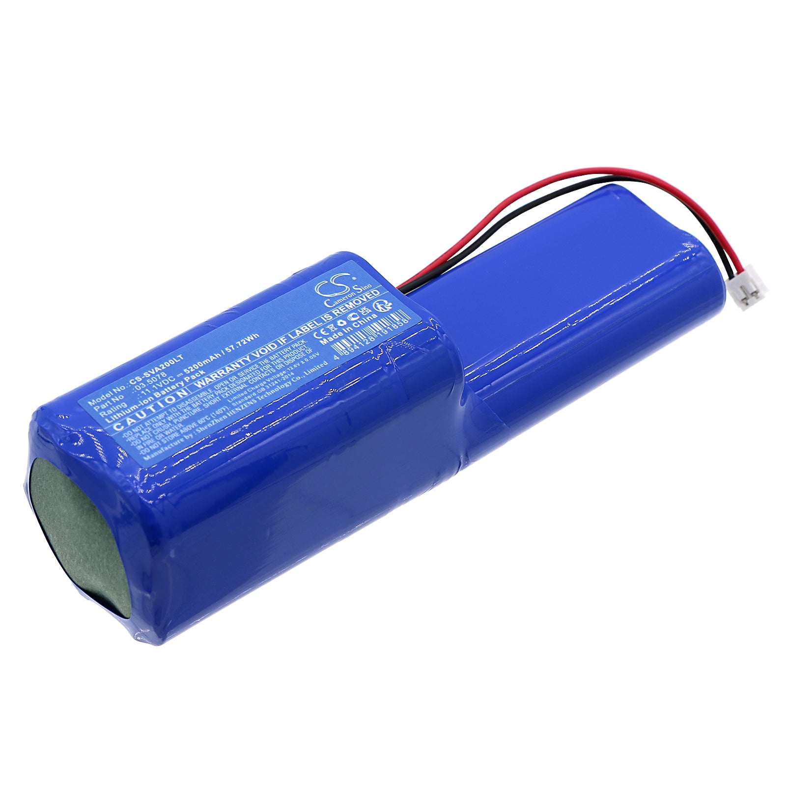 Li-ion, Flashlight Battery fits Scangrip 03.5056, 3.5415, 11.1V, 5200mAh Flashlight Cameron Sino Technology Limited