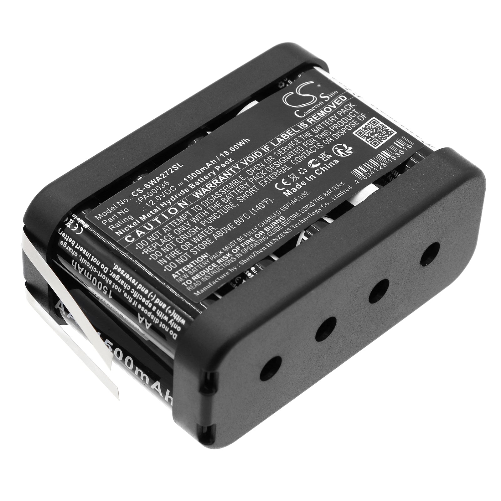 Ni-MH, Alarm System Battery fits Simon Aov Rz 040, Es 251, 12.0V, 1500mAh Alarm System Cameron Sino Technology Limited