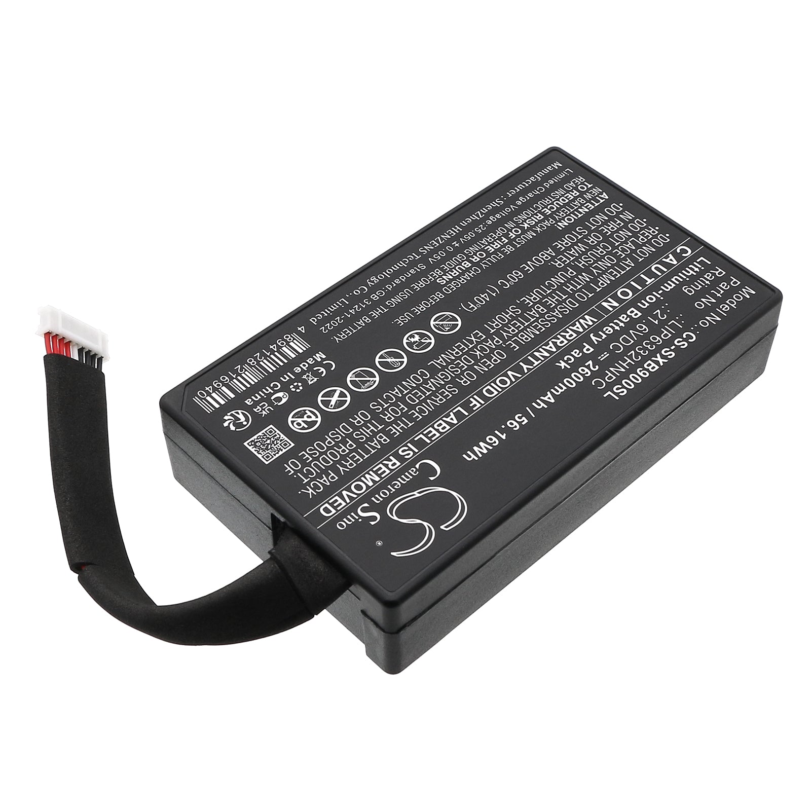 21.6V, Li-ion, 2600mAh, Battery fits Sony GTK-XB90, 56.16Wh Speaker Cameron Sino Technology Limited