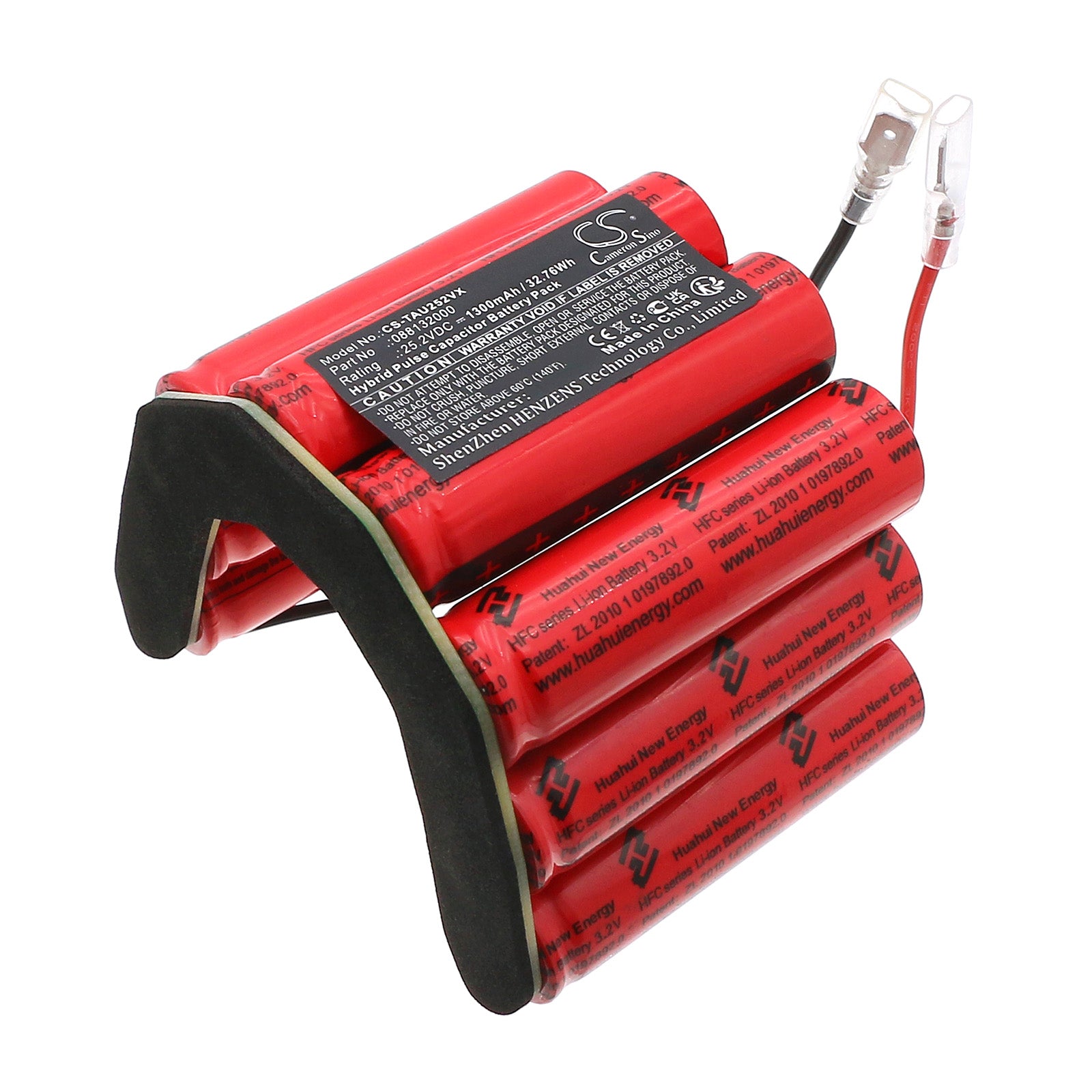 25.2V, HPC, 1300F, Battery fits Taurus Ulimited 25.6, Ulimited 25s, 32.76Wh Vacuum Cameron Sino Technology Limited