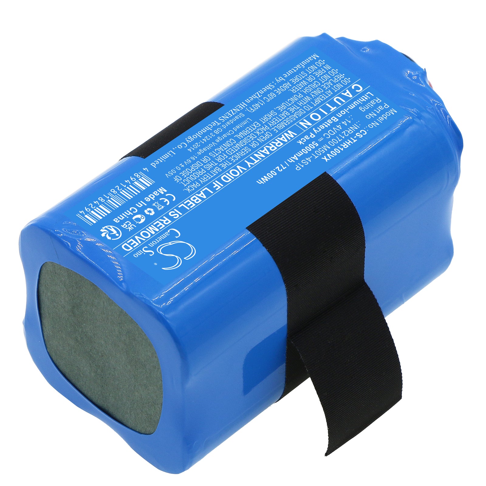 Li-ion, Vacuum Battery fits 360 Qh100003, S10, 14.4V, 5000mAh Vacuum Cameron Sino Technology Limited