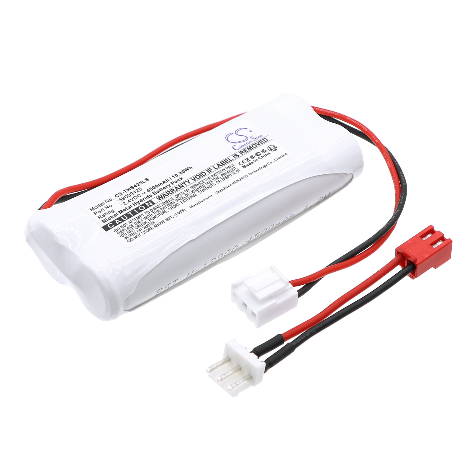 Ni-MH, Emergency Lighting Battery fits Thorn Voyager Star La 2 Sbs Con3 200, 2.4V, 4500mAh Emergency Lighting Cameron Sino Technology Limited