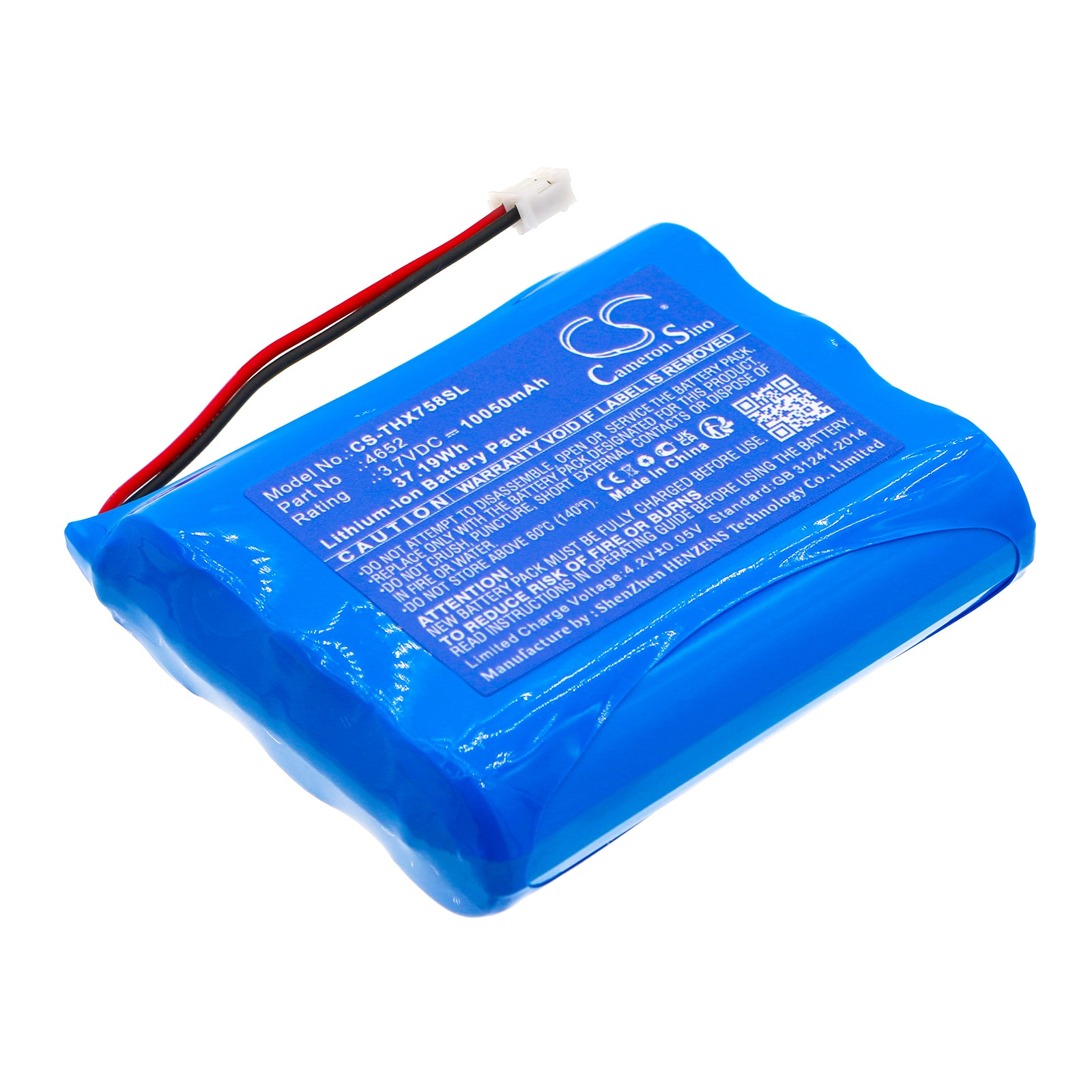 Li-ion, Home Security Camera Battery fits Technaxx 4648, Sender Tx-75, 3.7V, 10050mAh Home Security Camera Cameron Sino Technology Limited