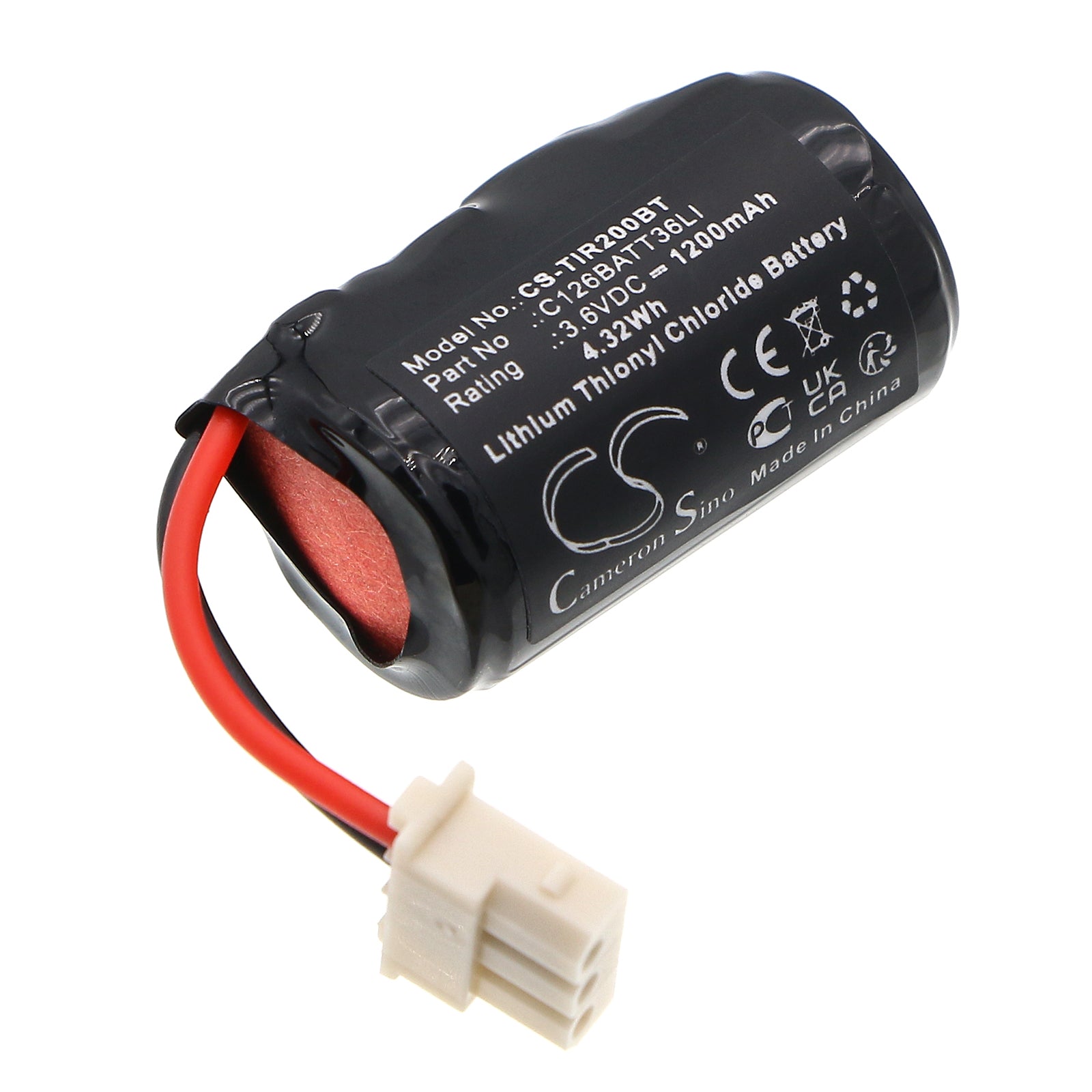 Technoalarm IR200 Battery 3.6V 1200mAh LiSOCl2 Alarm System Cameron Sino Technology Limited