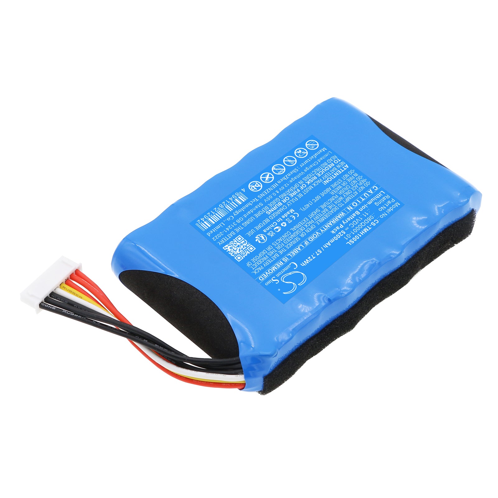 11.1V, Li-ion, 5200mAh, Battery fits Teufel MOTIV HOME, 57.72Wh Speaker Cameron Sino Technology Limited