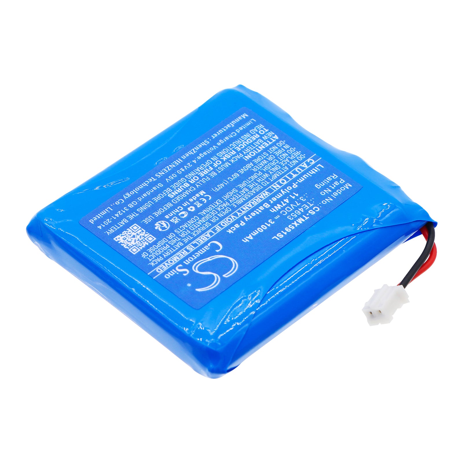 Li-Polymer, Home Security Camera Battery fits Technaxx Tx-59, Tx-59+ Monitor Wireless Door P, 3.7V, 3100mAh Home Security Camera Cameron Sino Technology Limited