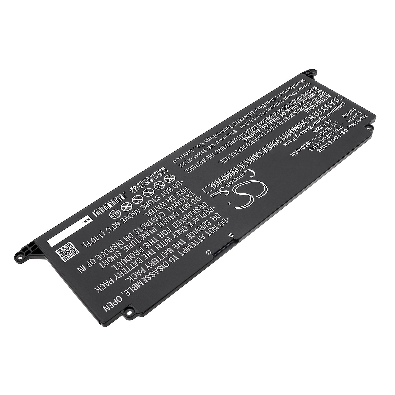 11.55V, Li-Polymer, 3950mAh, Battery fits Dynabook Satellite Pro C40-K-00L007, Satellite Pro C40-K-00Q007, 45.62Wh Notebook, Laptop Cameron Sino Technology Limited